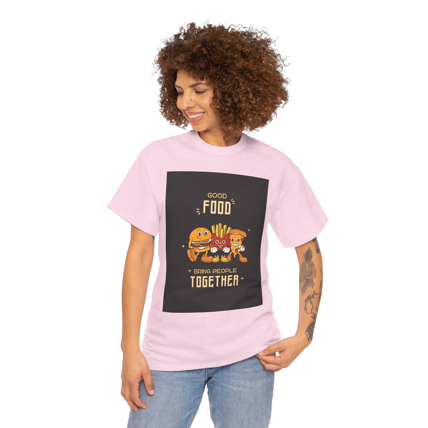 Good Food Unisex Tee | Fun Foodie Shirt, Gift for Food Lovers, Casual Wear, Kitchen Humor, BBQ Party