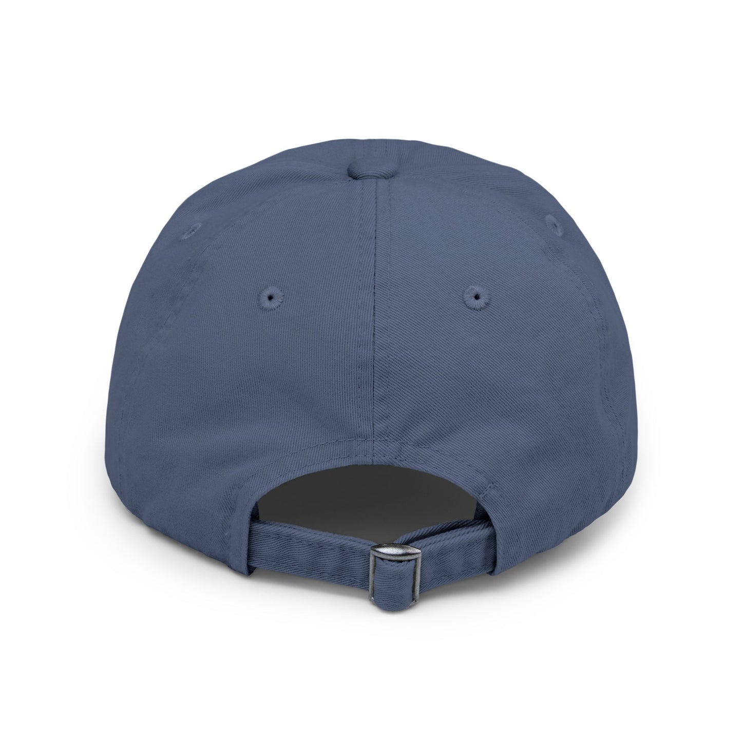 Unisex Distressed Cap Featuring a Trainer Leading German Shepherd, Dog Trainer Gift