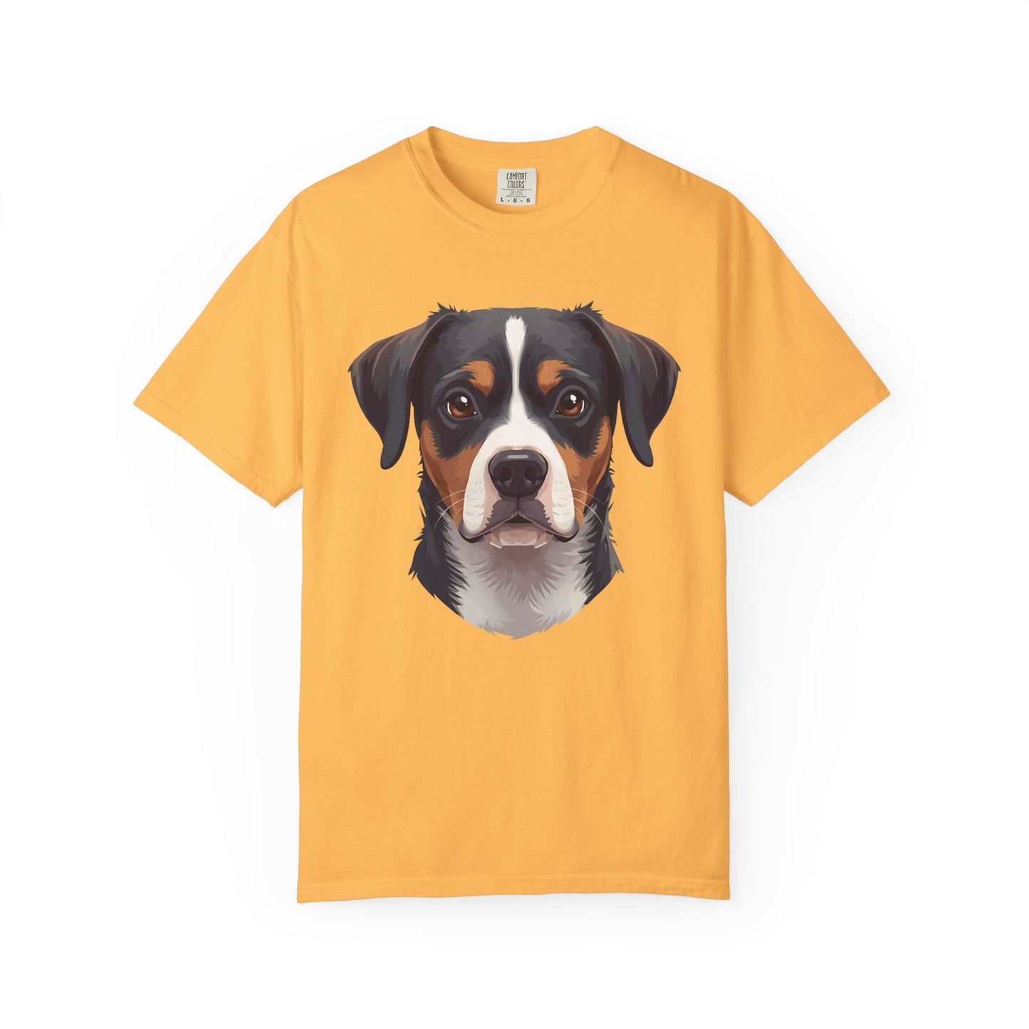 Unisex Tricolor Dog's 3D Design T-Shirt, Gift for Dog Owners, Animal Lover Apparel
