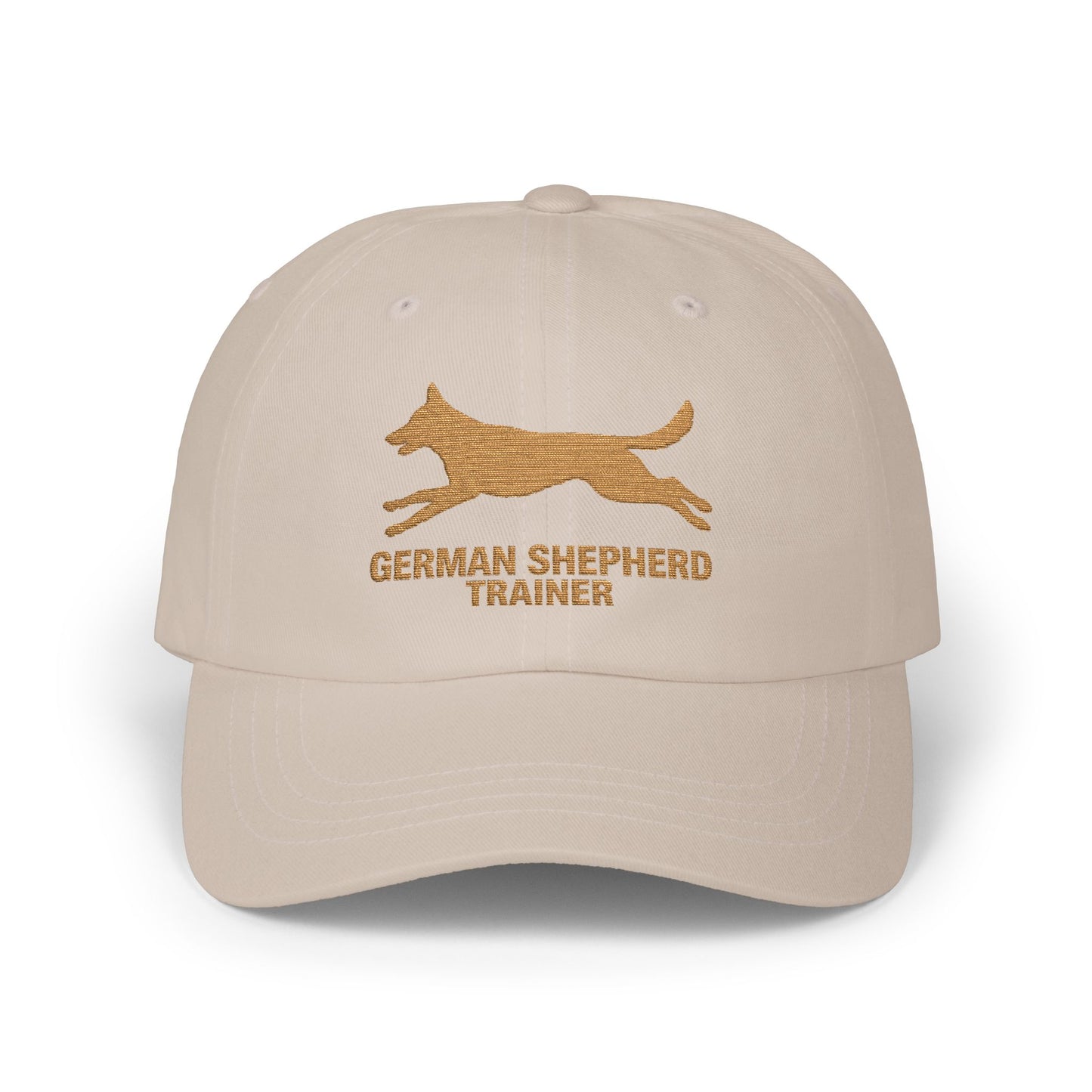 Embroidered German Shepherd Trainer Classic Dad Cap | Pet Lover Gift | Dog Trainer Merchandise