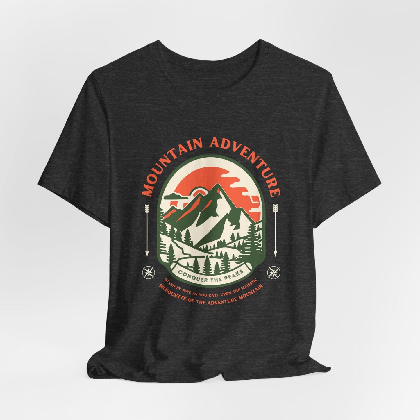 Mountain Adventure Unisex Tee, Outdoor Shirt, Camping Apparel, Hiking Gift, Nature Lover T-Shirt, Adventurer's Top