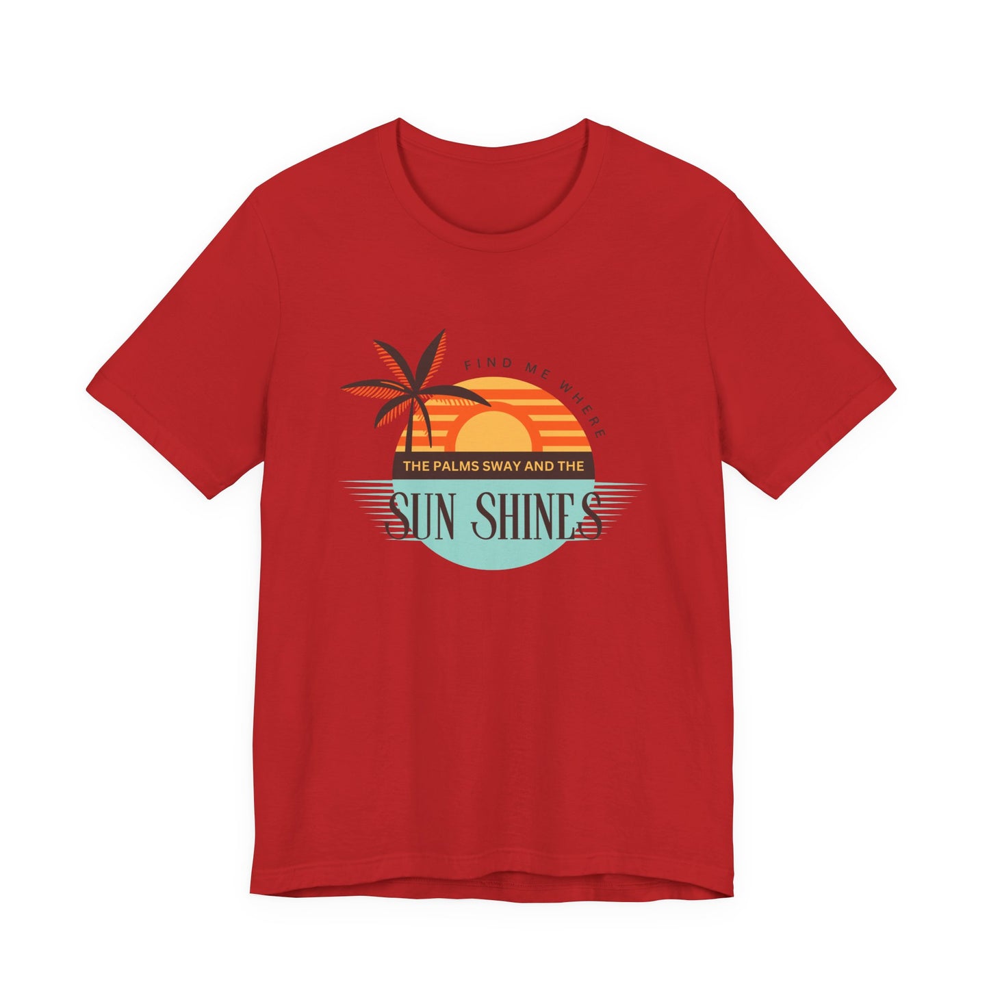 Tropical Vibes Tee - Relaxing Beach Sunset Design for Travelers and Summer Lovers, Perfect Gift for Vacations, Beach Days, and Casual Style