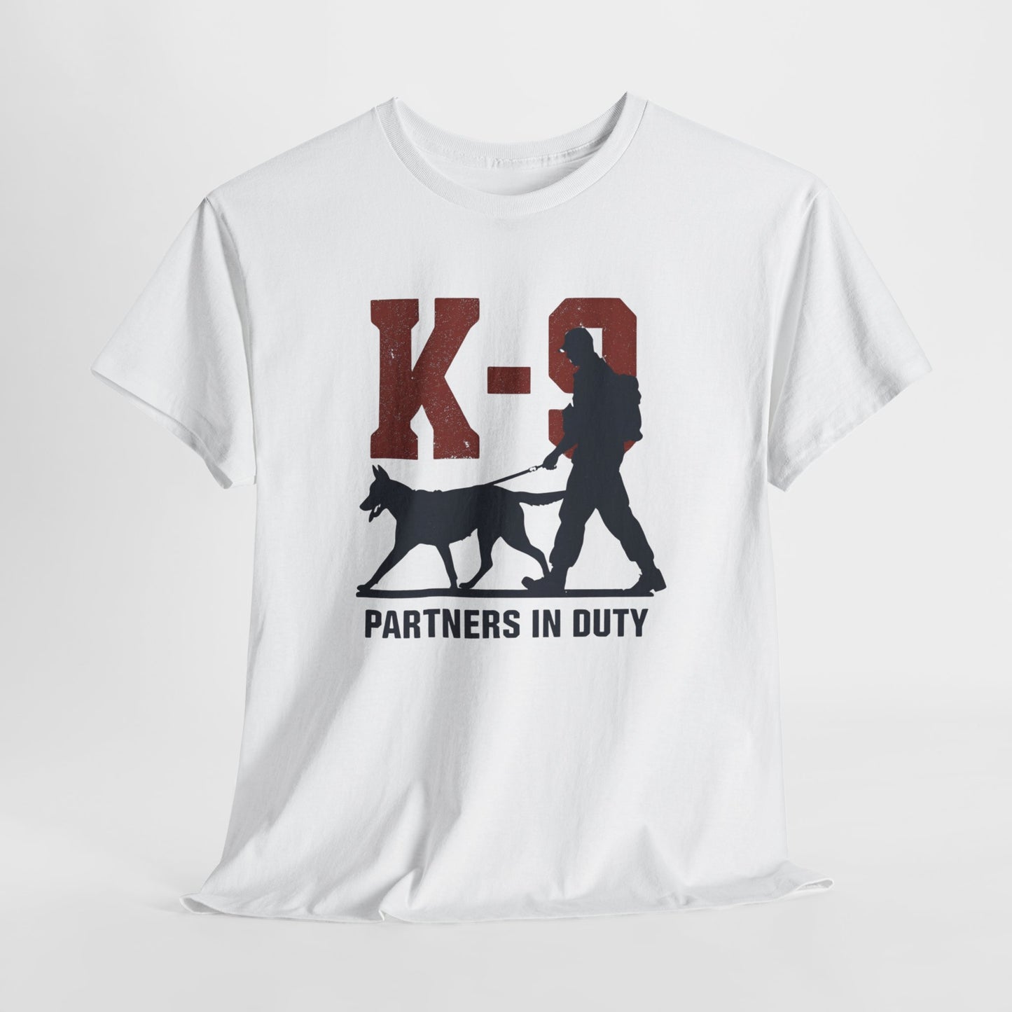 K-9 Partners in Duty Tee, Dog Handler T-Shirt, Dog Lover Tee, Police Dog Apparel, Dog Owner T-Shirt