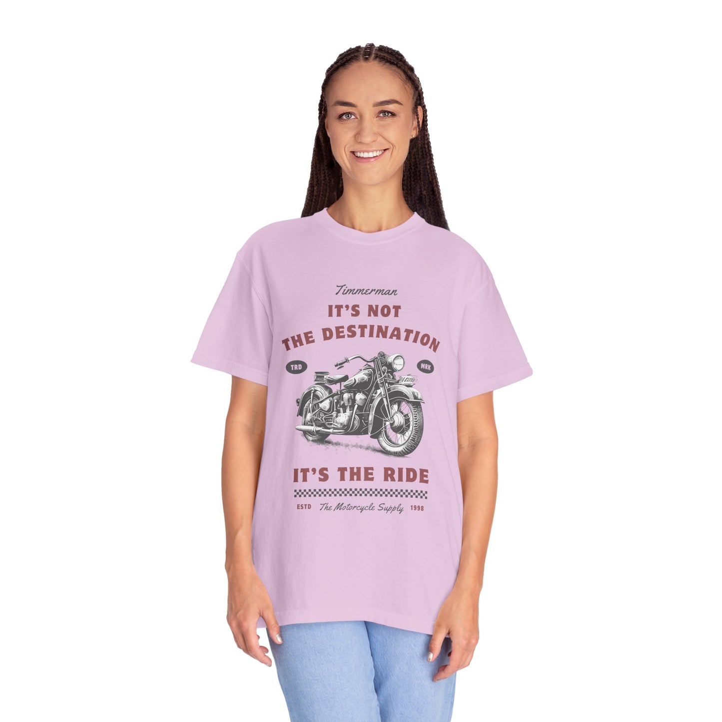 Vintage Motorcycle Ride T-Shirt - It's Not The Destination It's The Ride, Gift for Bikers, Adventure Clothing, Road Trip Outfit
