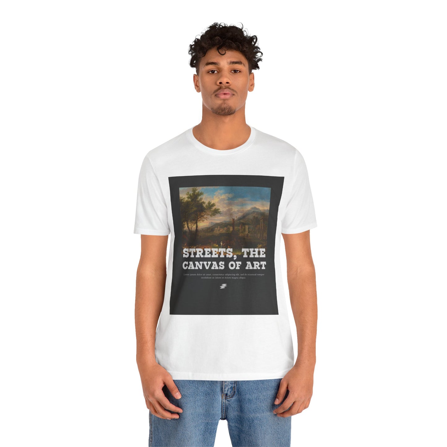 Artistic Graphic Tee - Streets, the Canvas of Art | Unisex Short Sleeve Shirt, Gift for Artists, Art Lovers, Casual Wear, Unique Gifts