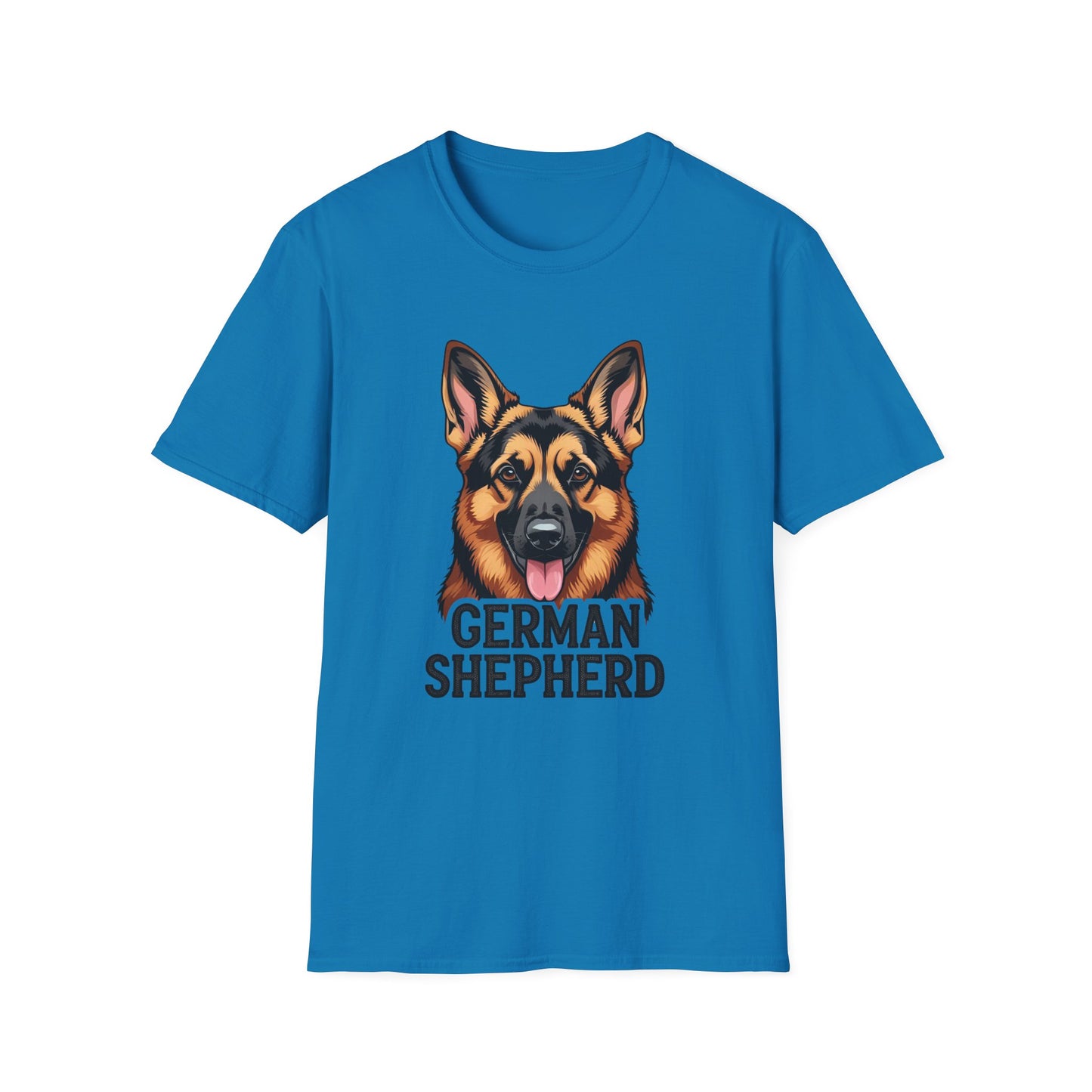 German Shepherd Unisex T-Shirt, Dog Lover Gift, Pet Parent Apparel, Cute Animal Shirt, Birthday Gift Idea, Casual Wear