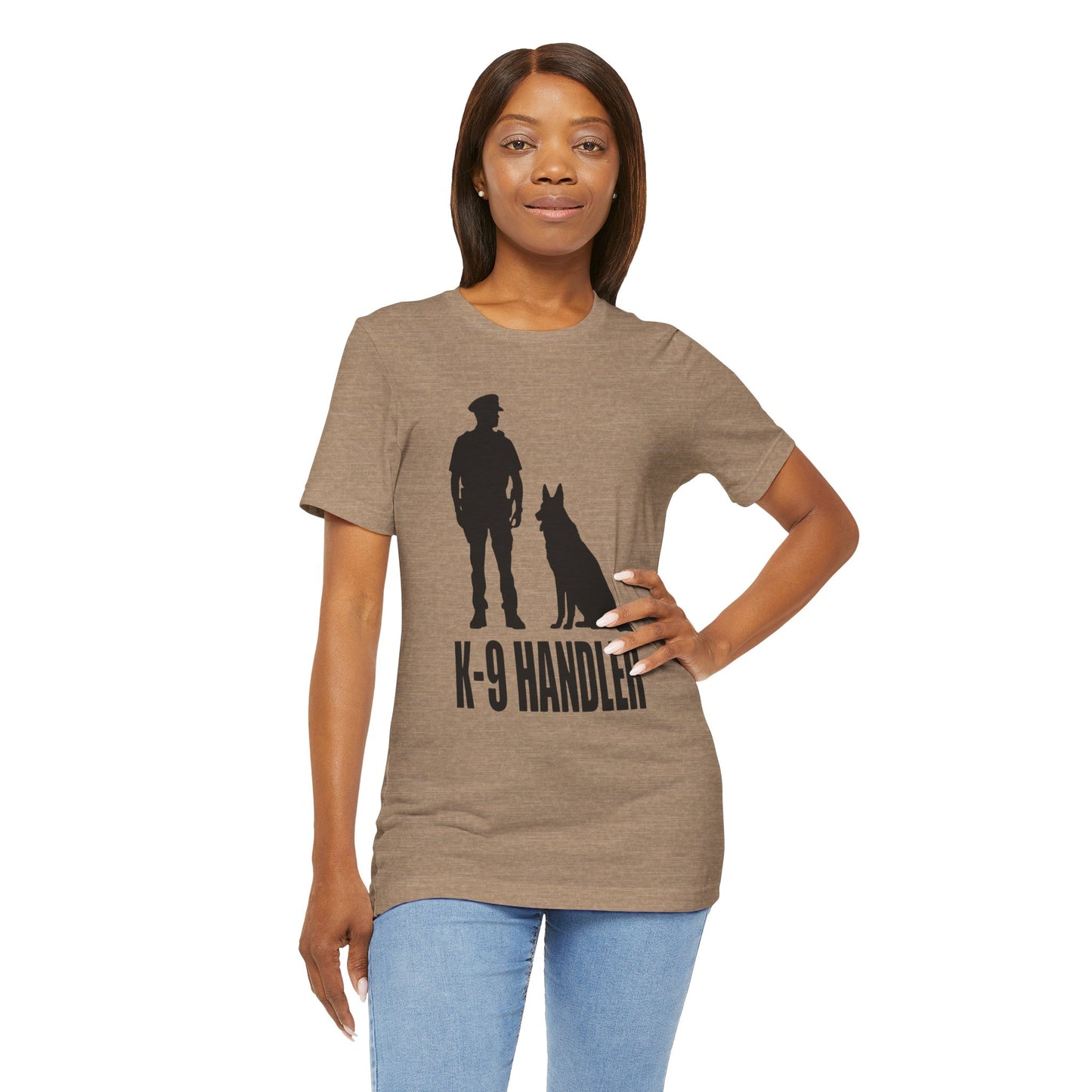 K9 Handler Unisex Tee, Dog Lover Gift, Pet Handler Shirt, Animal Advocate Apparel, Canine Enthusiast Top, Training Gear