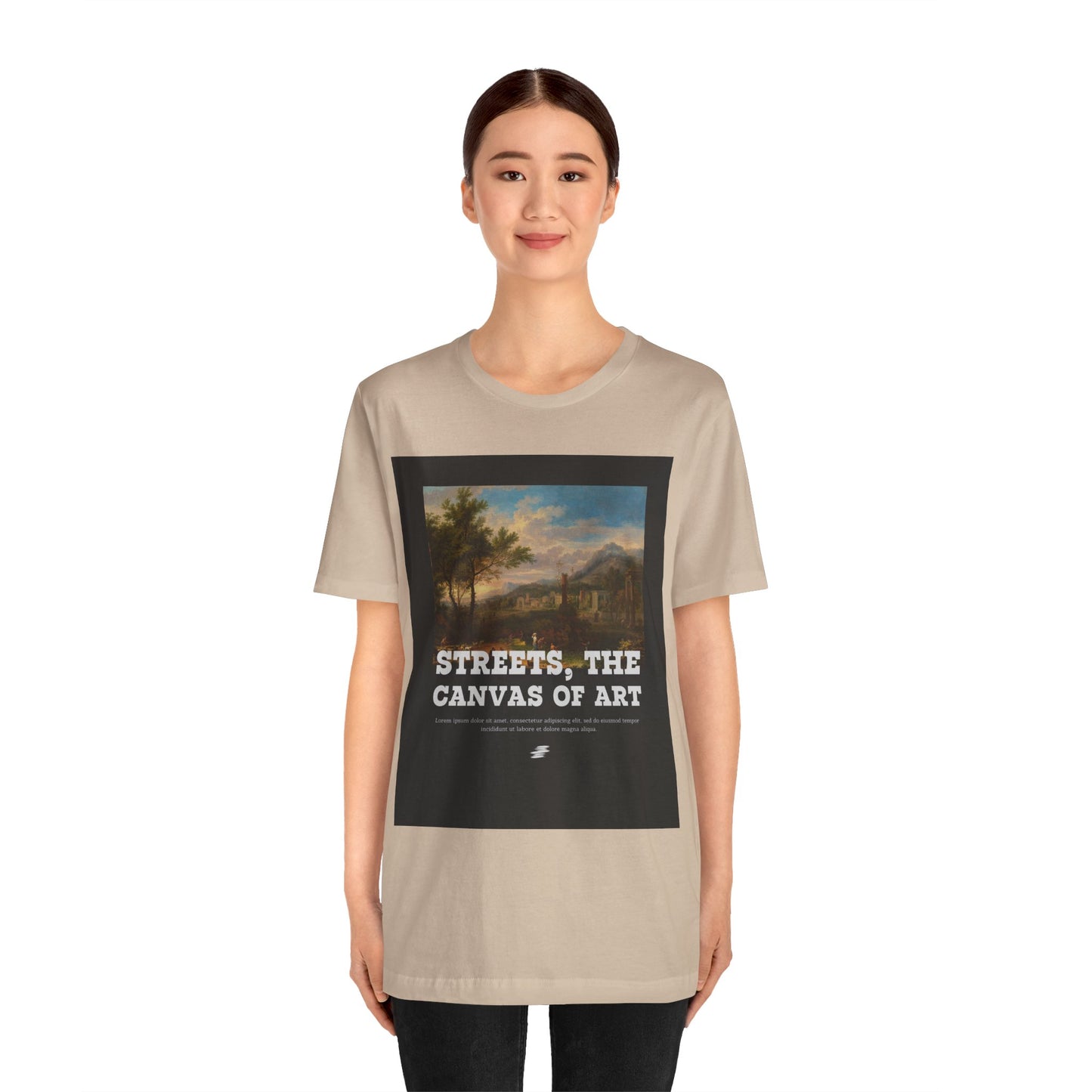 Artistic Graphic Tee - Streets, the Canvas of Art | Unisex Short Sleeve Shirt, Gift for Artists, Art Lovers, Casual Wear, Unique Gifts