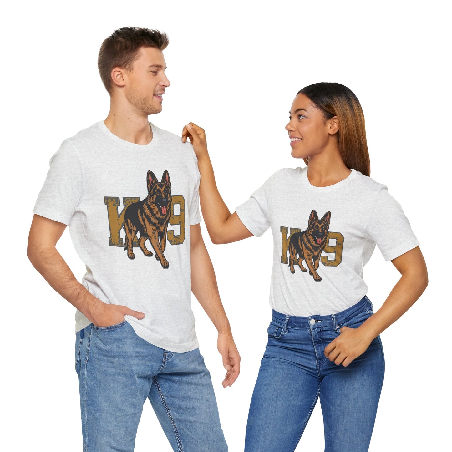 K9 Dog Lover German Shepherd Tee, Pet Owner Gift, Unisex Jersey Shirt