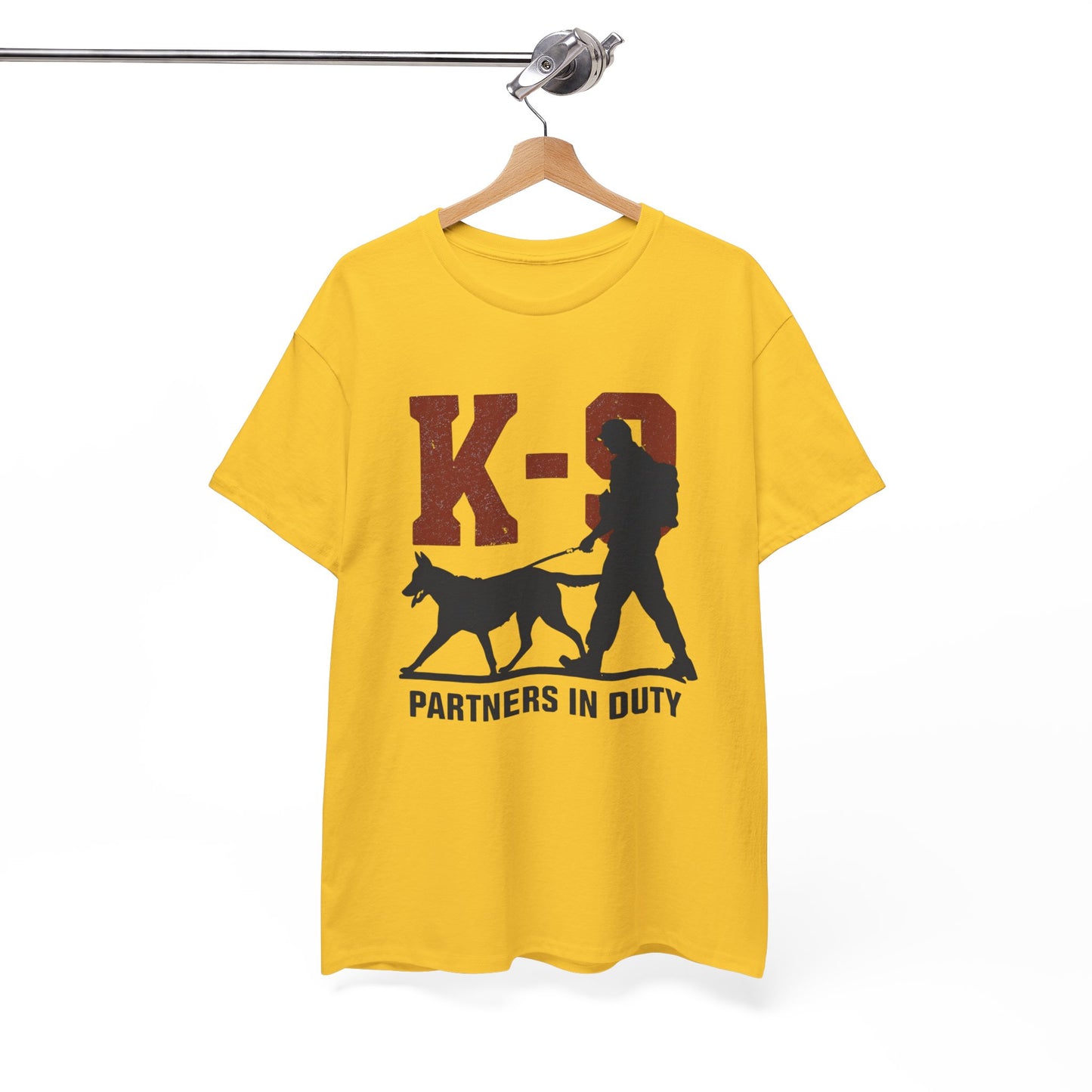 K-9 Partners in Duty Tee, Dog Handler T-Shirt, Dog Lover Tee, Police Dog Apparel, Dog Owner T-Shirt