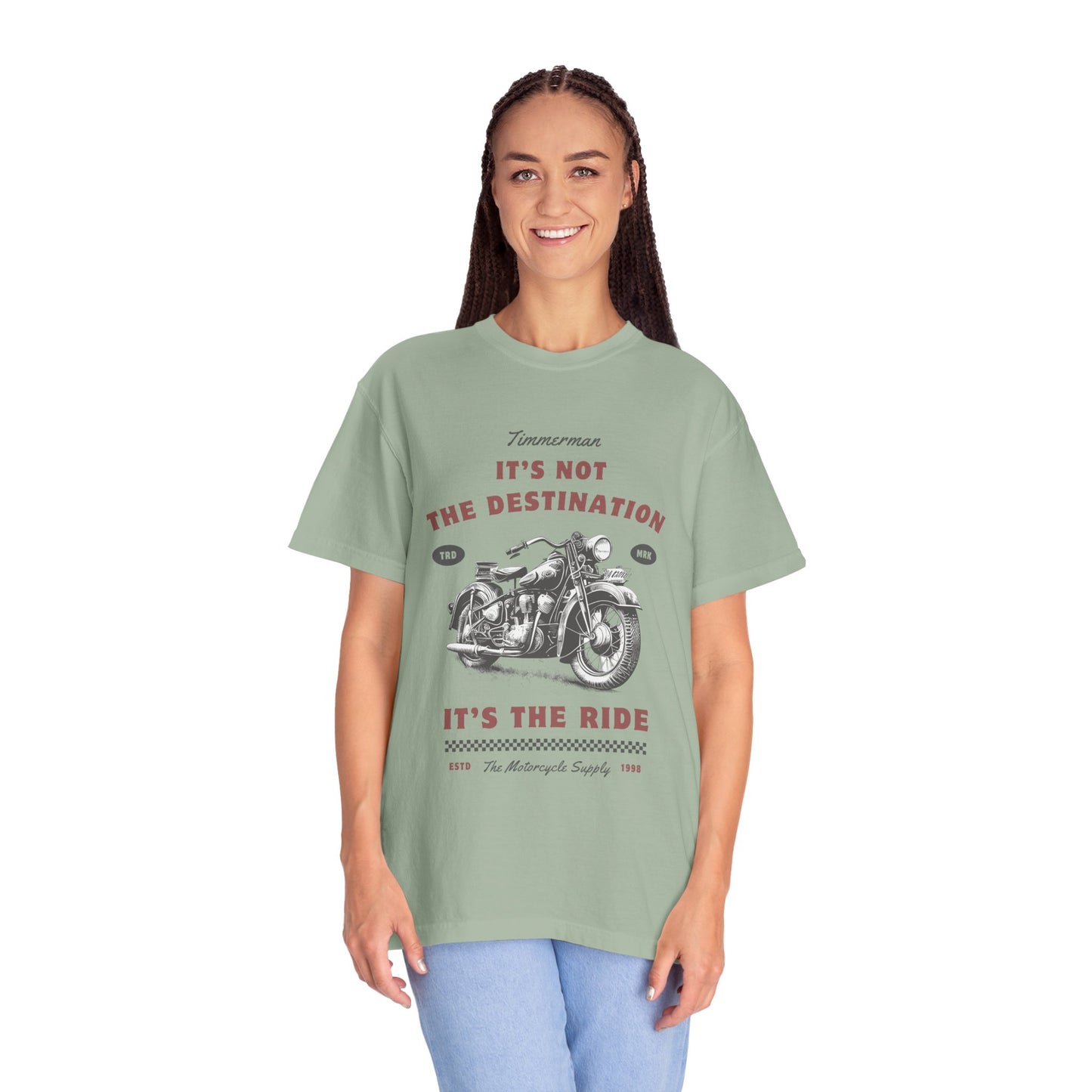Vintage Motorcycle Ride T-Shirt - It's Not The Destination It's The Ride, Gift for Bikers, Adventure Clothing, Road Trip Outfit