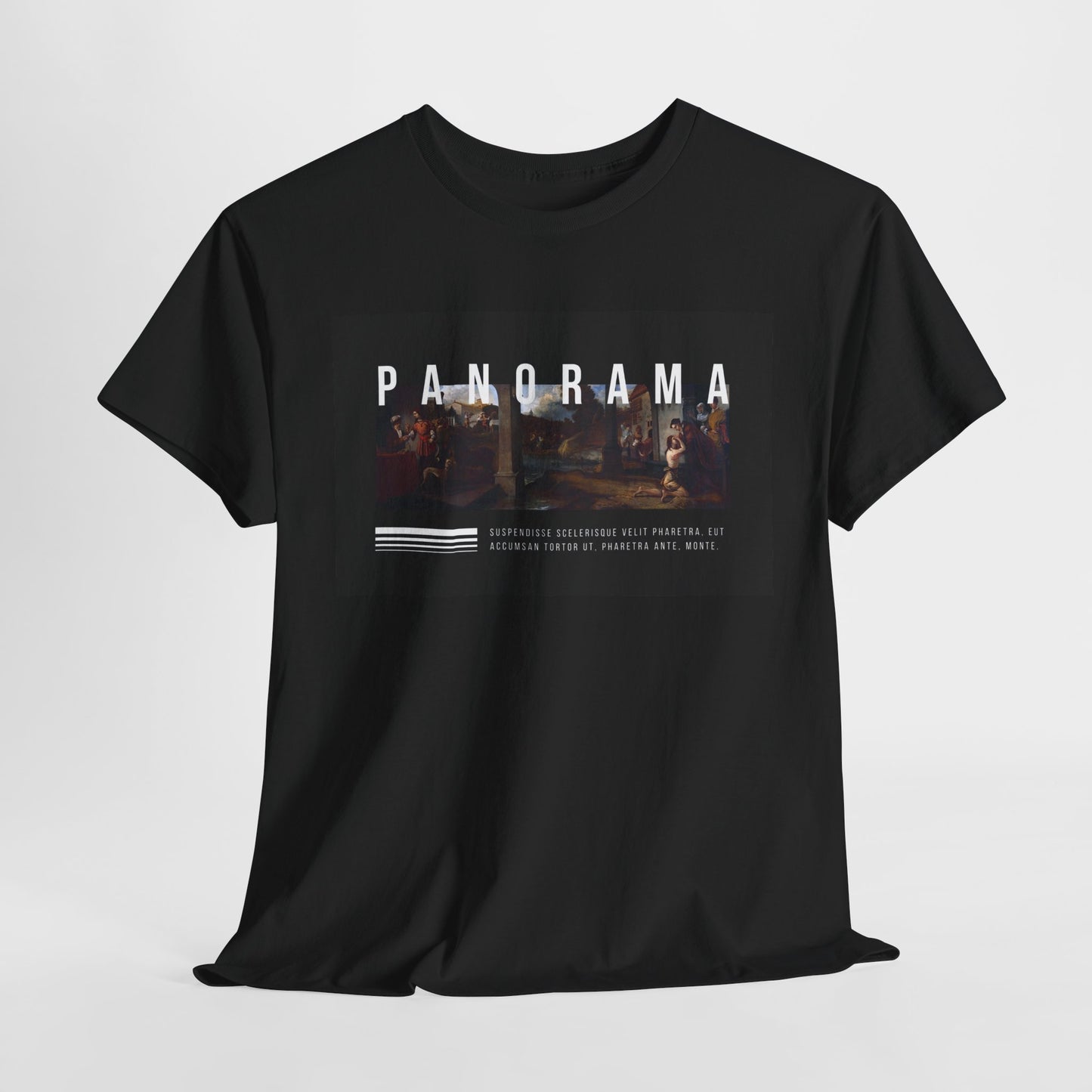 Panorama Unisex Heavy Cotton Tee | Comfortable Everyday Wear, Graphic Tee, Casual Style, Gift for Him/Her, Summer Vibes