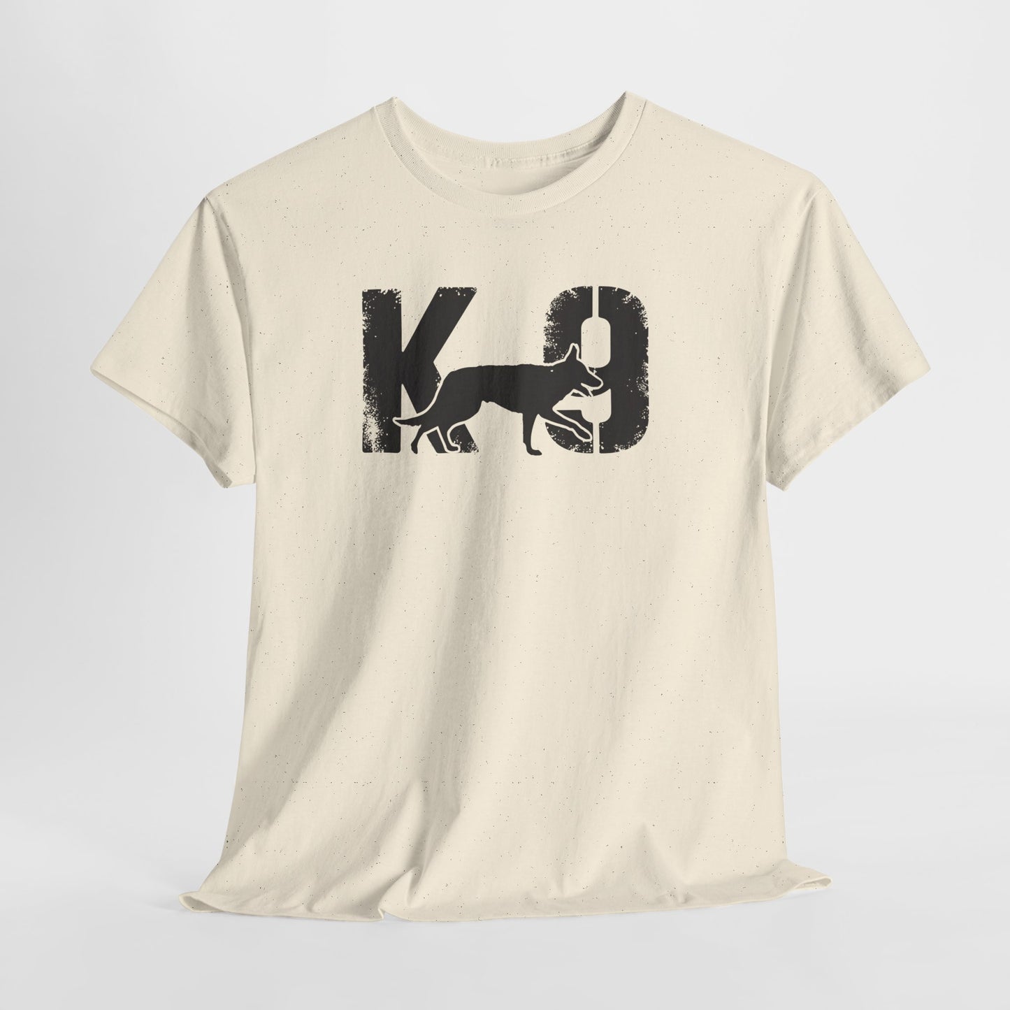 K-9 Dog Lover's Unisex Heavy Cotton Tee | T-Shirt for K-9 Handler | Dog Between K and 9 Design