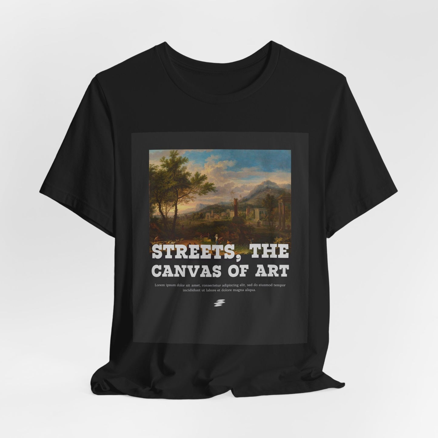 Artistic Graphic Tee - Streets, the Canvas of Art | Unisex Short Sleeve Shirt, Gift for Artists, Art Lovers, Casual Wear, Unique Gifts