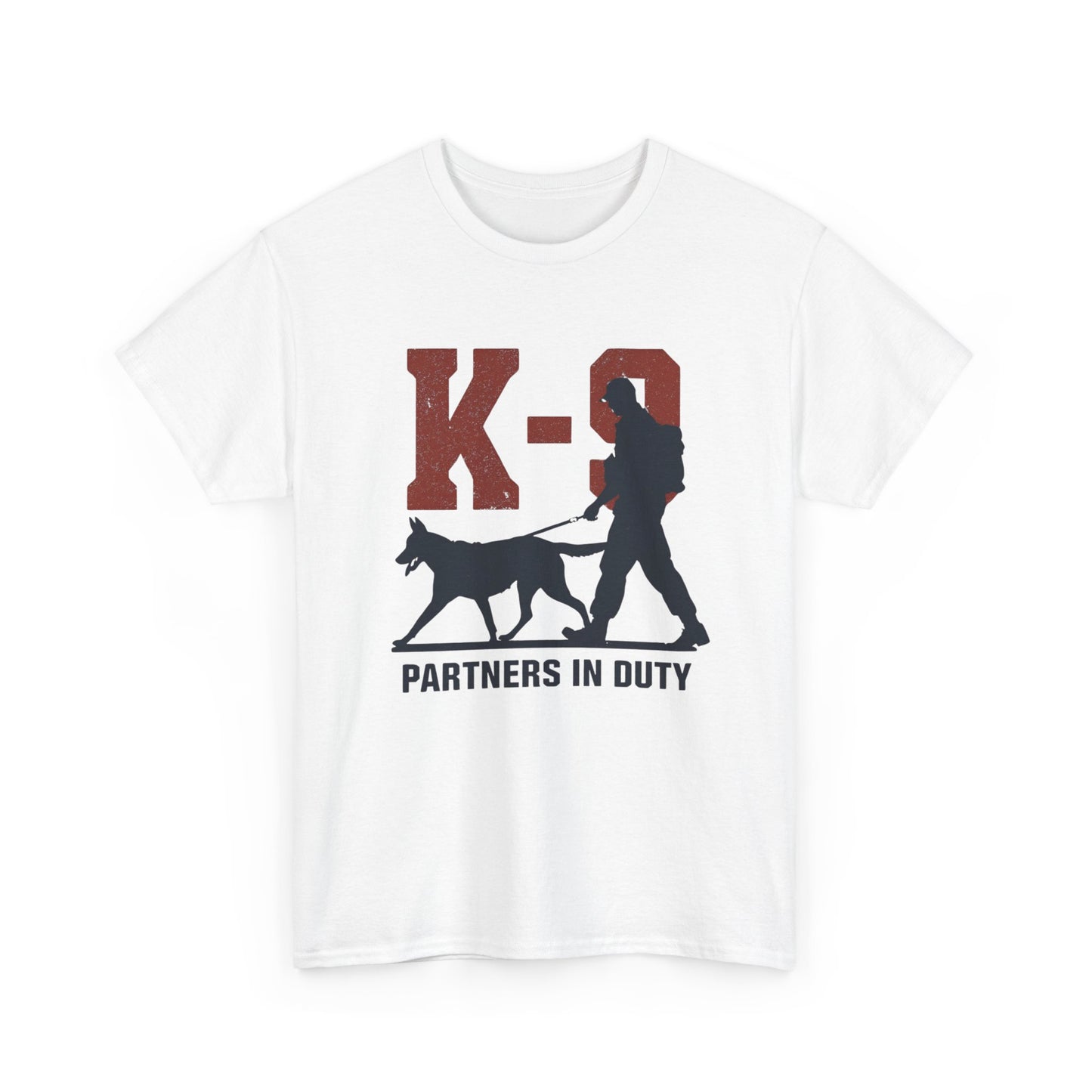 K-9 Partners in Duty Tee, Dog Handler T-Shirt, Dog Lover Tee, Police Dog Apparel, Dog Owner T-Shirt