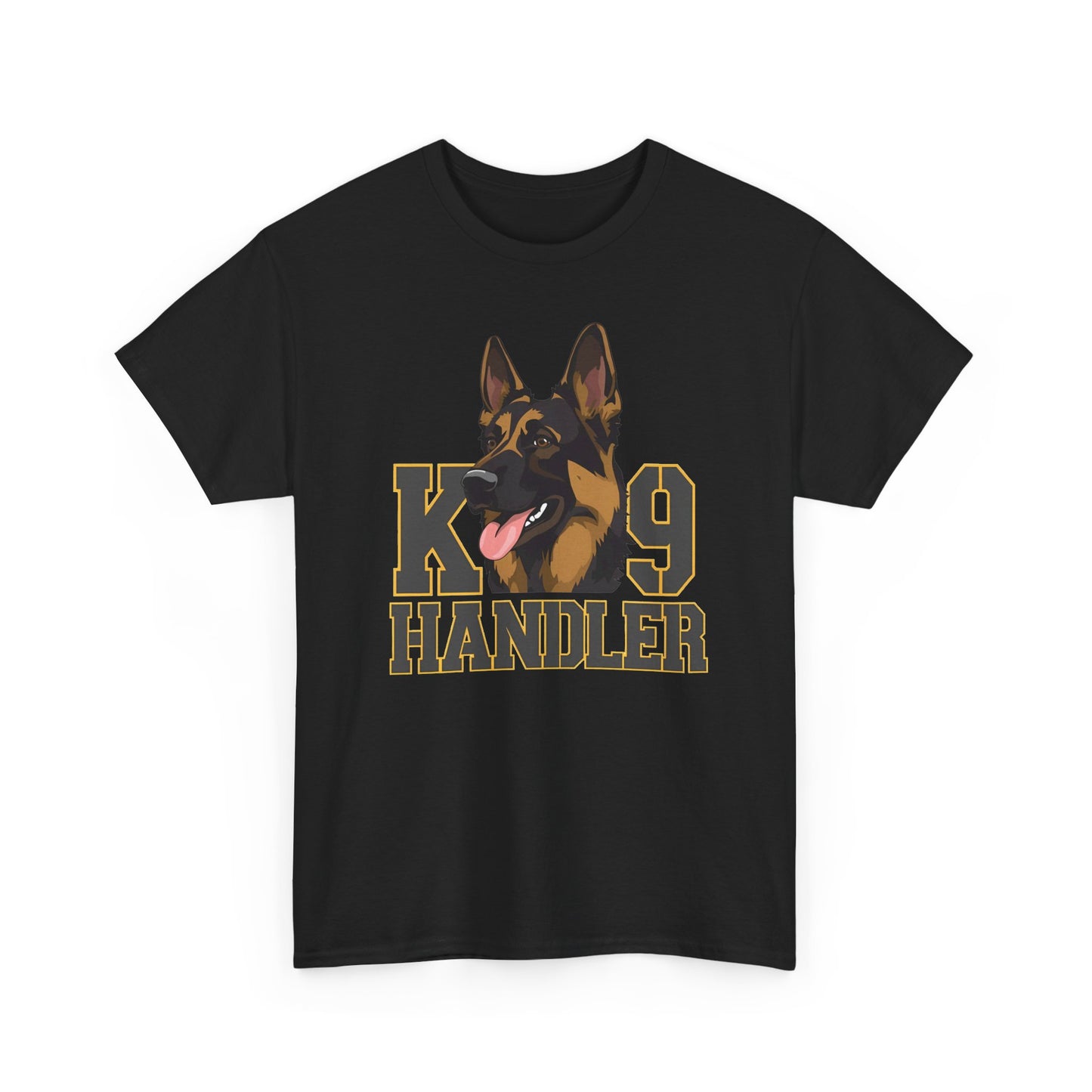 German Shepherd K9 Handler Tee, Perfect for Dog Lovers, Gift for Pet Owners, Unisex Cotton T-Shirt