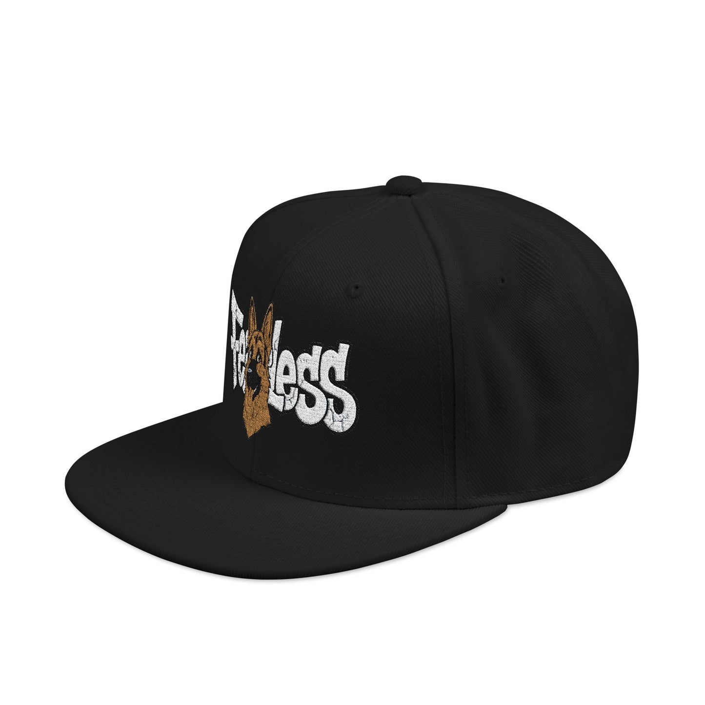 German Shepherd Embroidered Snapback Hat - Fearless
