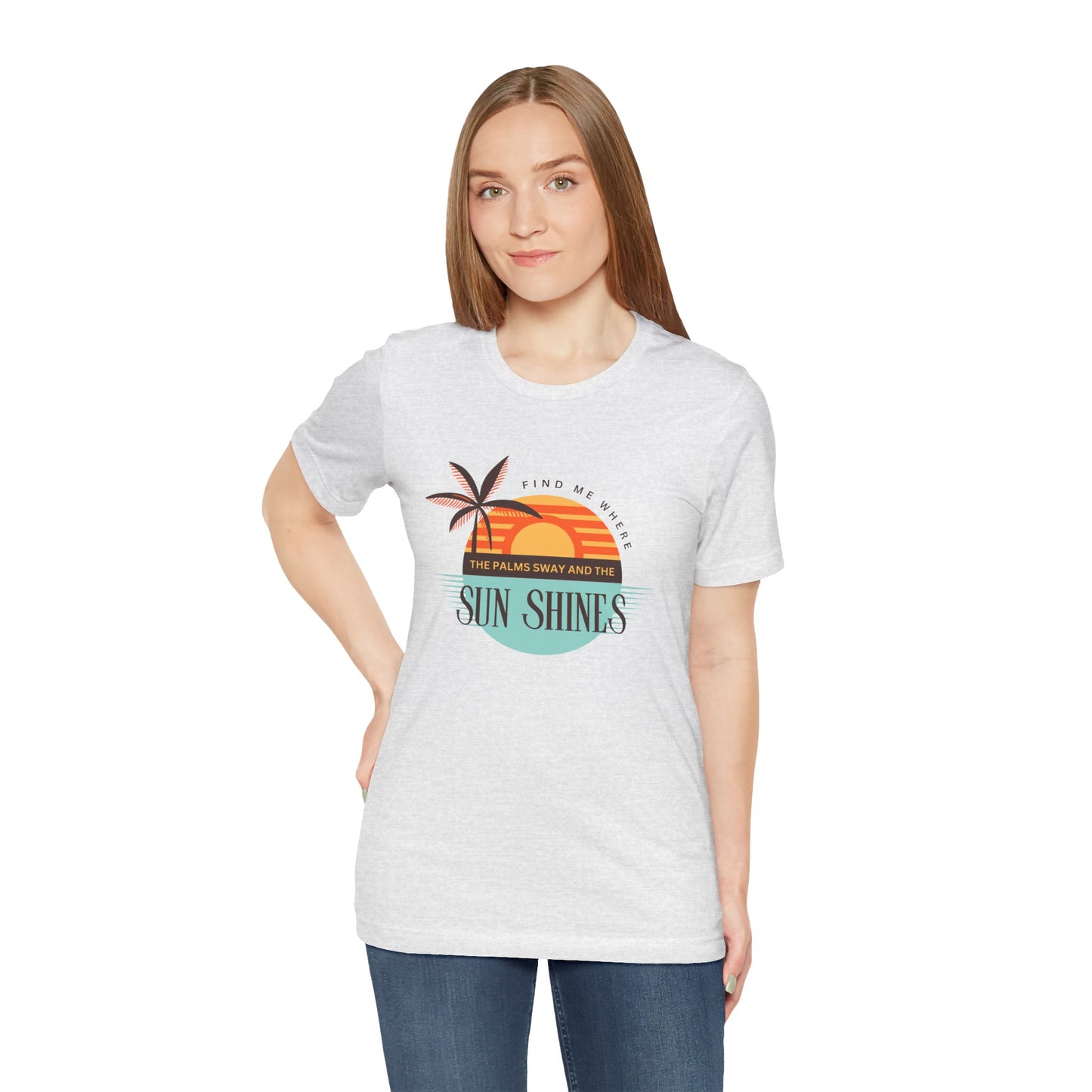 Tropical Vibes Tee - Relaxing Beach Sunset Design for Travelers and Summer Lovers, Perfect Gift for Vacations, Beach Days, and Casual Style