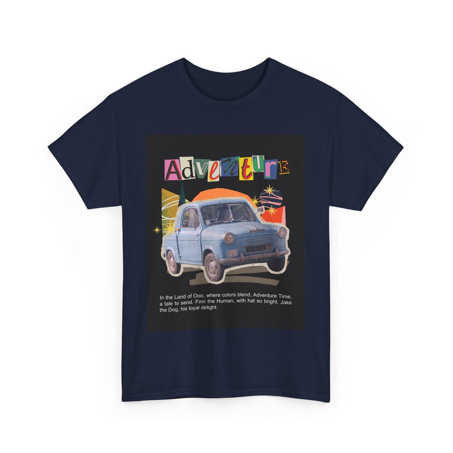 Adventure-Themed Unisex Cotton Tee, Retro Car Graphic Tee, Travel T-Shirt, Gift for Adventurers, Vintage Exploration Top