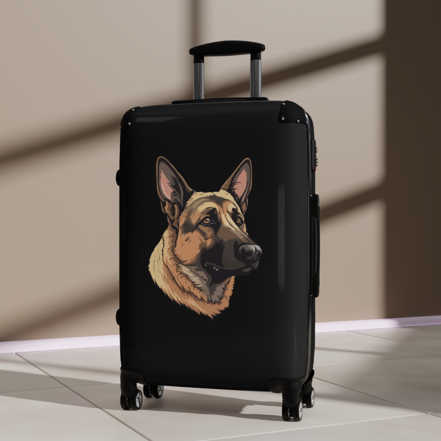 German Shepherd Art Carry-On Suitcase - Stylish Pet Lover Travel Luggage