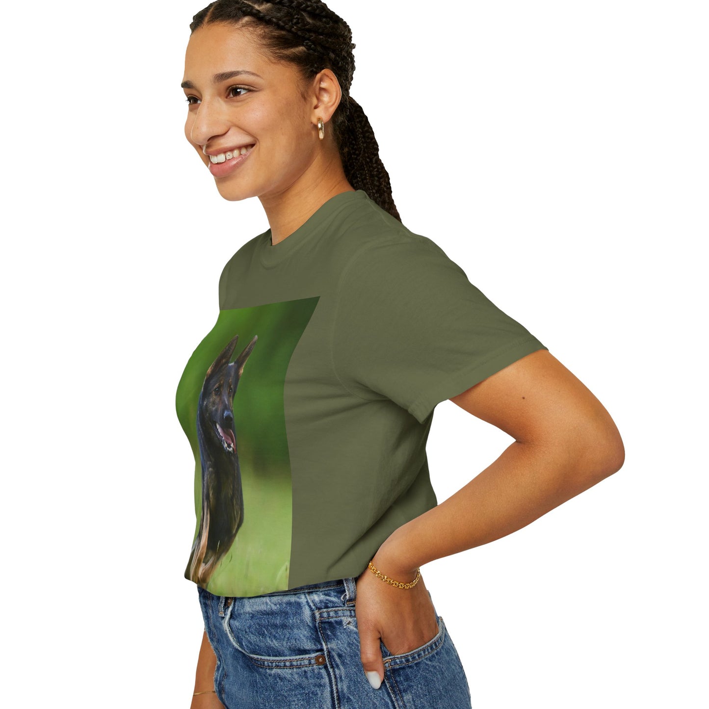 Unisex German Shepherd Lover T-Shirt – Nature Inspired, Perfect for Pet Owners
