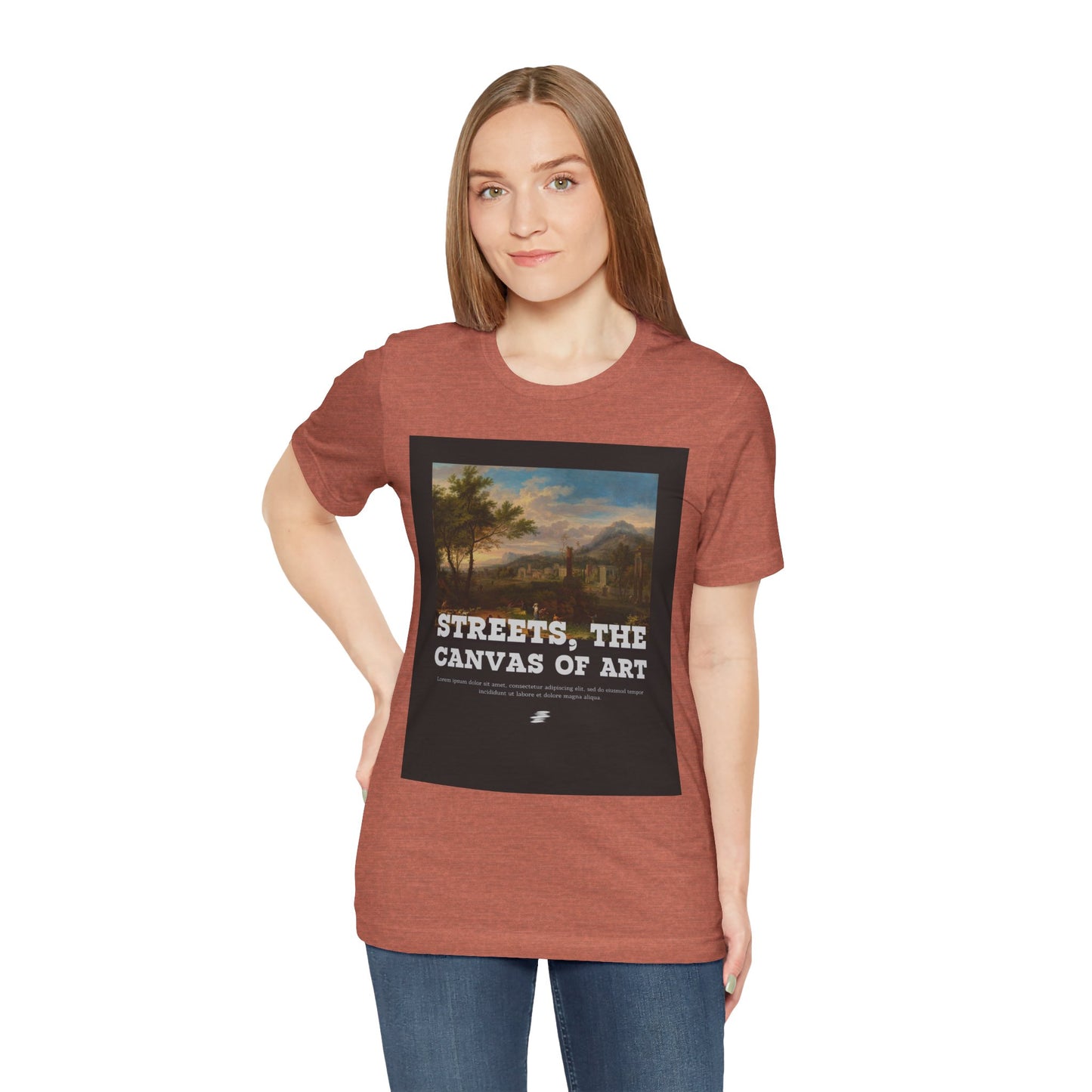 Artistic Graphic Tee - Streets, the Canvas of Art | Unisex Short Sleeve Shirt, Gift for Artists, Art Lovers, Casual Wear, Unique Gifts