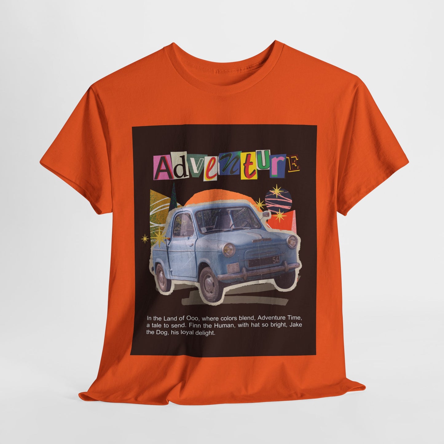 Adventure-Themed Unisex Cotton Tee, Retro Car Graphic Tee, Travel T-Shirt, Gift for Adventurers, Vintage Exploration Top