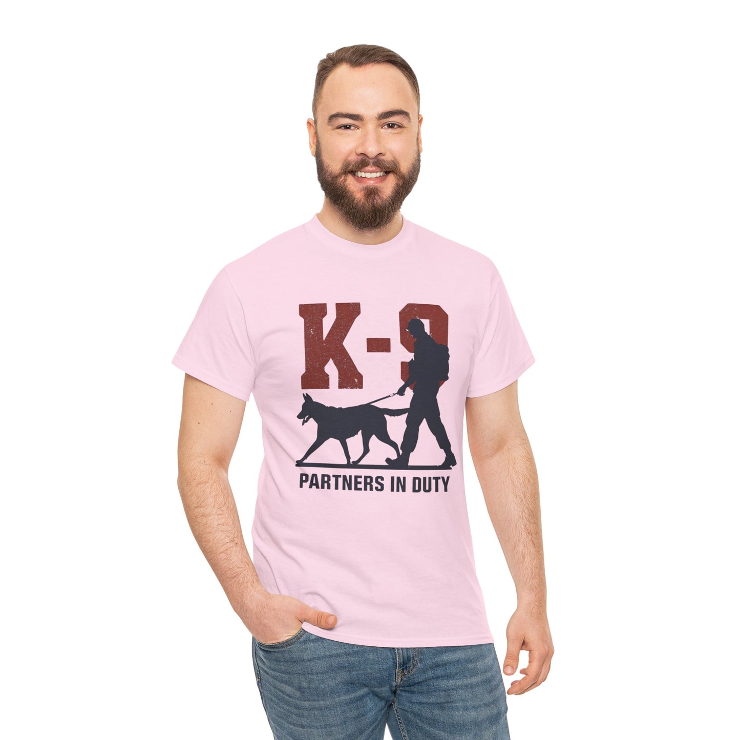 K-9 Partners in Duty Tee, Dog Handler T-Shirt, Dog Lover Tee, Police Dog Apparel, Dog Owner T-Shirt