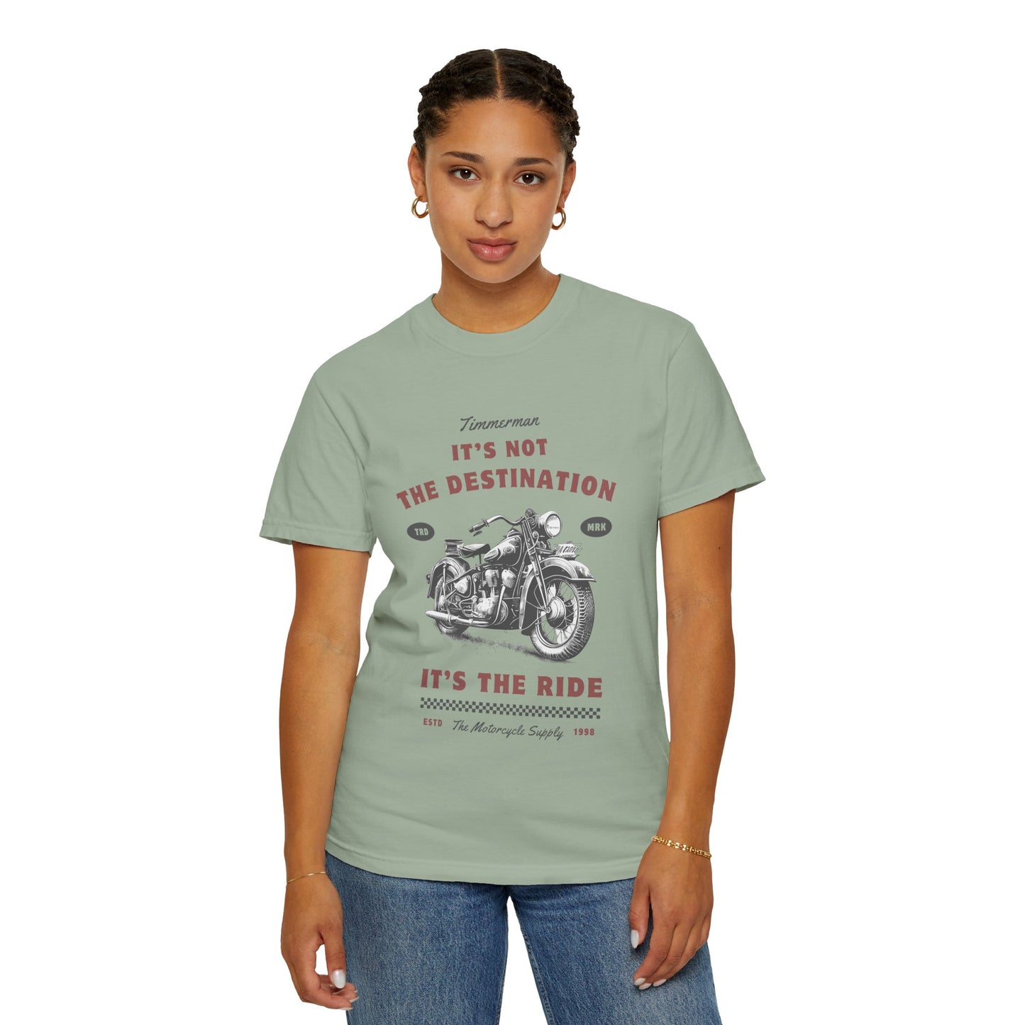 Vintage Motorcycle Ride T-Shirt - It's Not The Destination It's The Ride, Gift for Bikers, Adventure Clothing, Road Trip Outfit