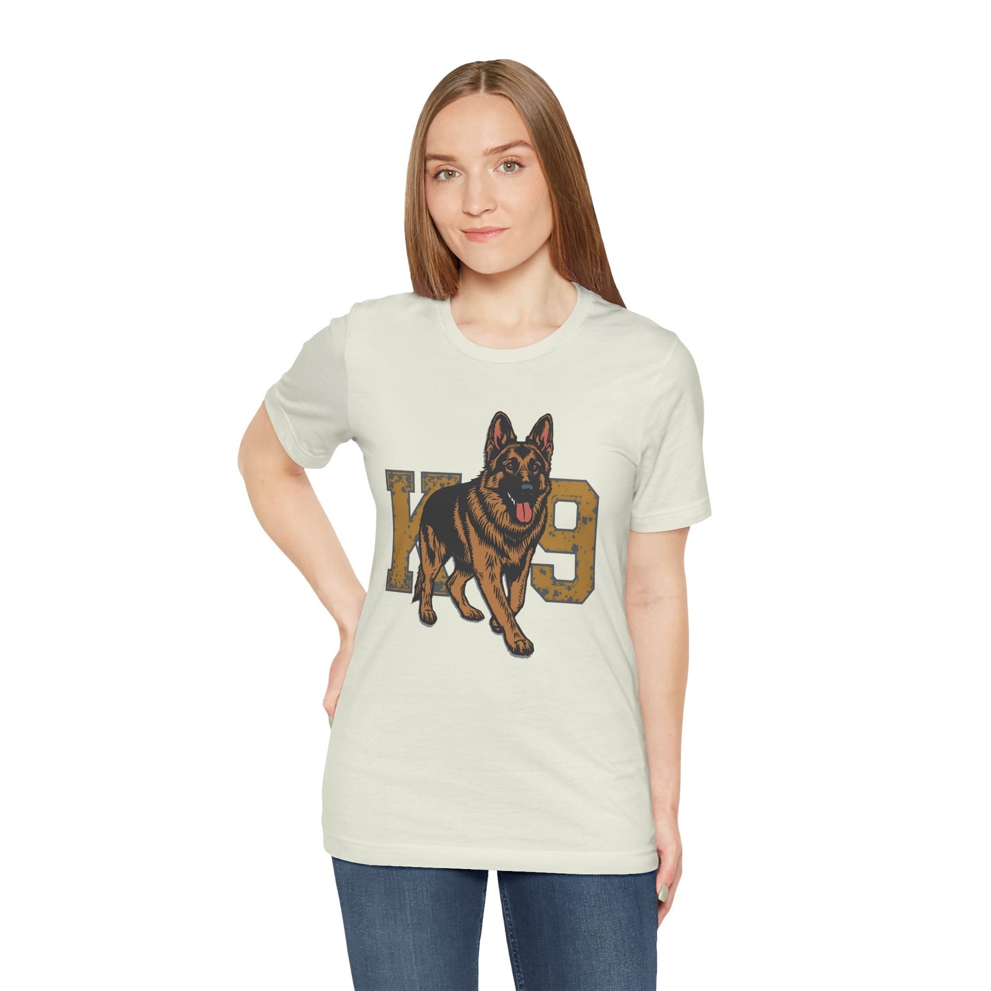 K9 Dog Lover German Shepherd Tee, Pet Owner Gift, Unisex Jersey Shirt