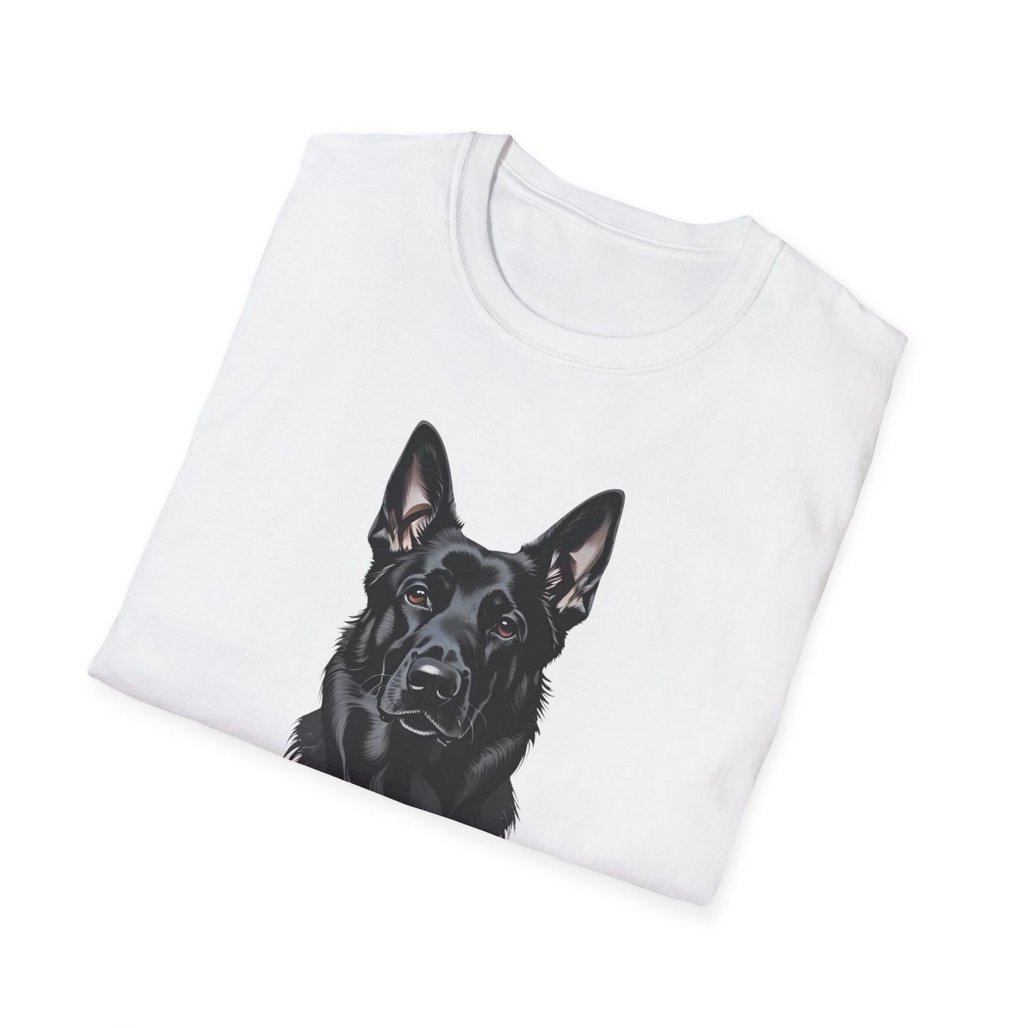 Guardians of the Heart Black German Shepherd T-Shirt, Dog Lover Shirt, Pet Memorial Tee, Unisex Animal T-Shirt, Gift for Dog Owners
