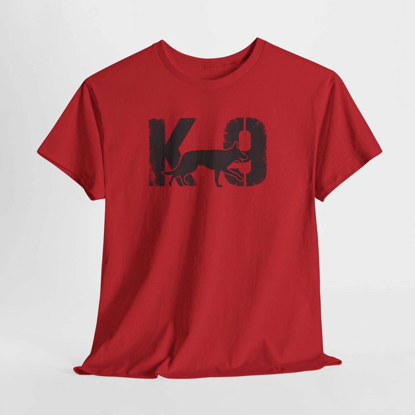 K-9 Dog Lover's Unisex Heavy Cotton Tee | T-Shirt for K-9 Handler | Dog Between K and 9 Design