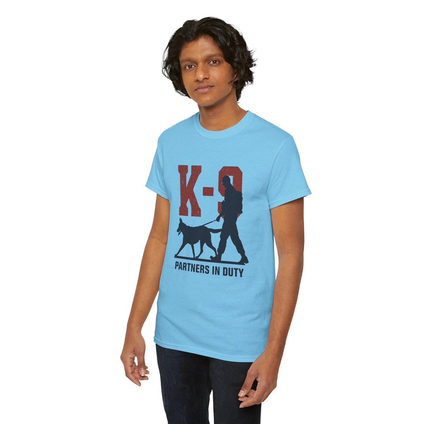 K-9 Partners in Duty Tee, Dog Handler T-Shirt, Dog Lover Tee, Police Dog Apparel, Dog Owner T-Shirt