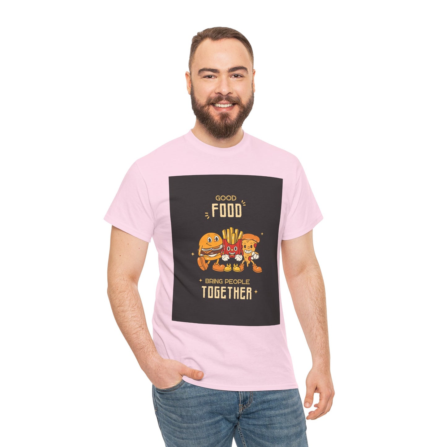 Good Food Unisex Tee | Fun Foodie Shirt, Gift for Food Lovers, Casual Wear, Kitchen Humor, BBQ Party