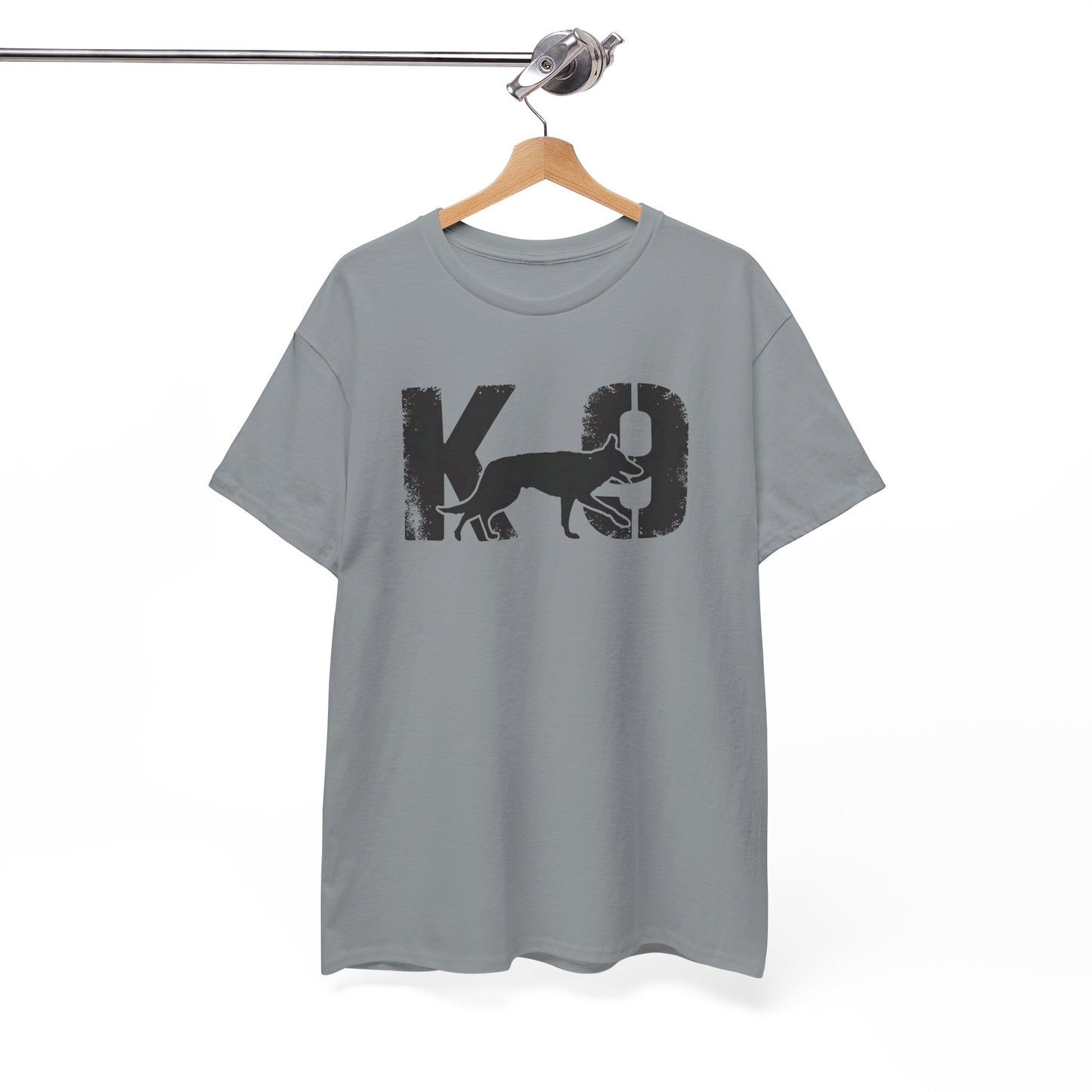 K-9 Dog Lover's Unisex Heavy Cotton Tee | T-Shirt for K-9 Handler | Dog Between K and 9 Design