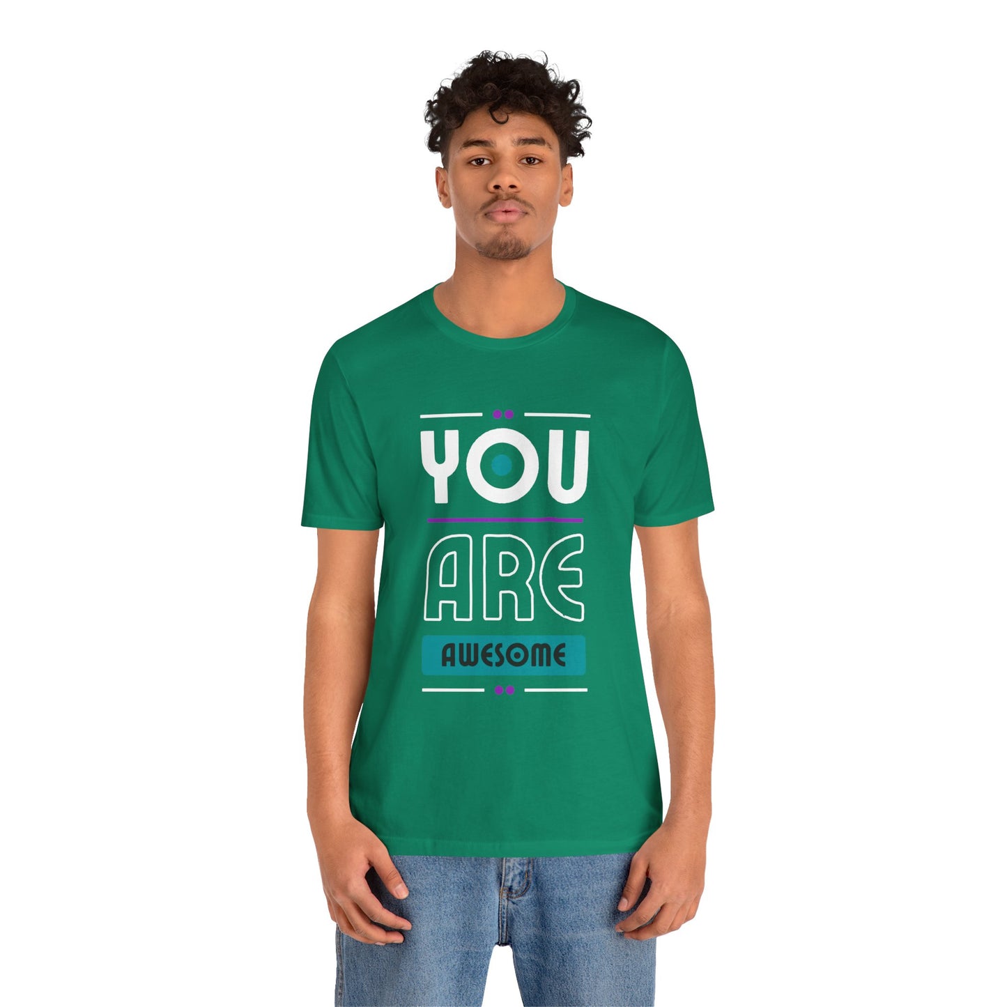 You Are Awesome Tee, Unisex Inspirational T-Shirt, Motivational Gift, Casual Wear, Birthday Gift, Summer Outfit