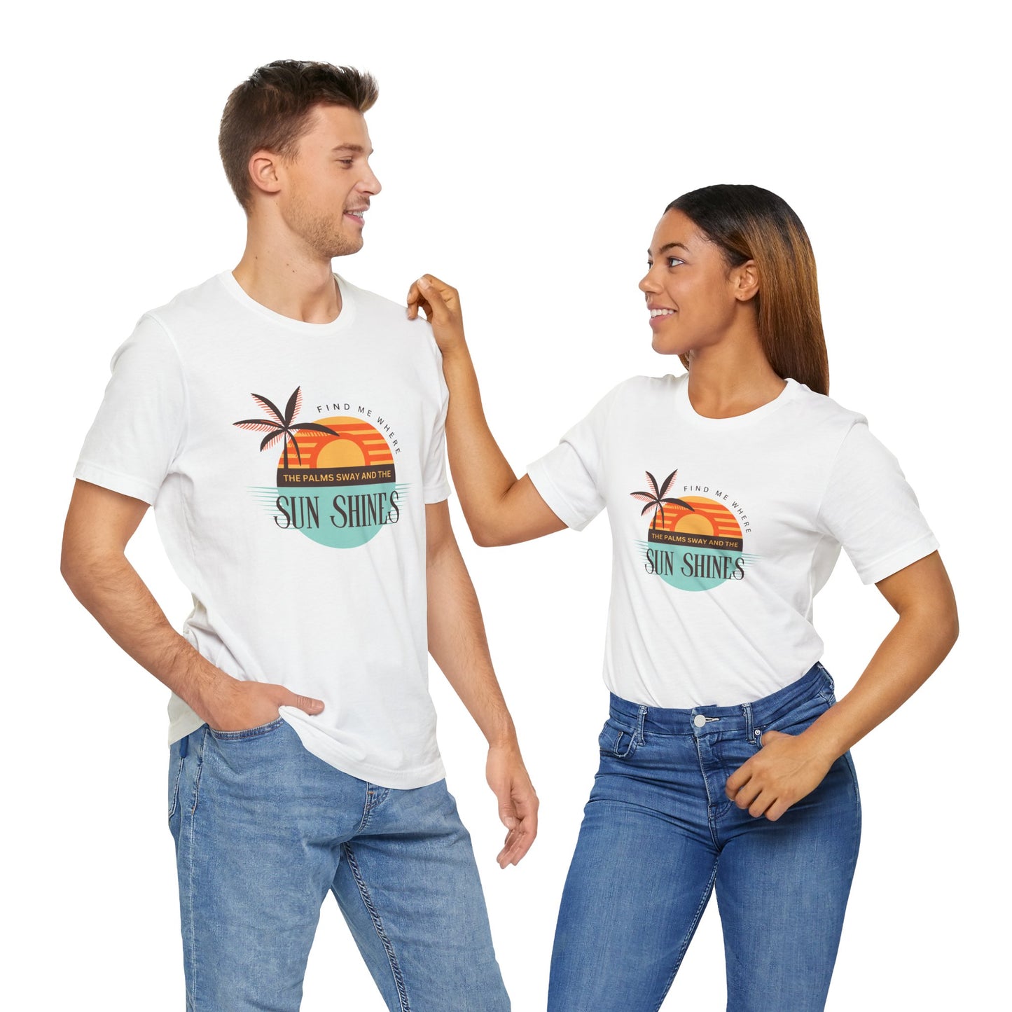 Tropical Vibes Tee - Relaxing Beach Sunset Design for Travelers and Summer Lovers, Perfect Gift for Vacations, Beach Days, and Casual Style