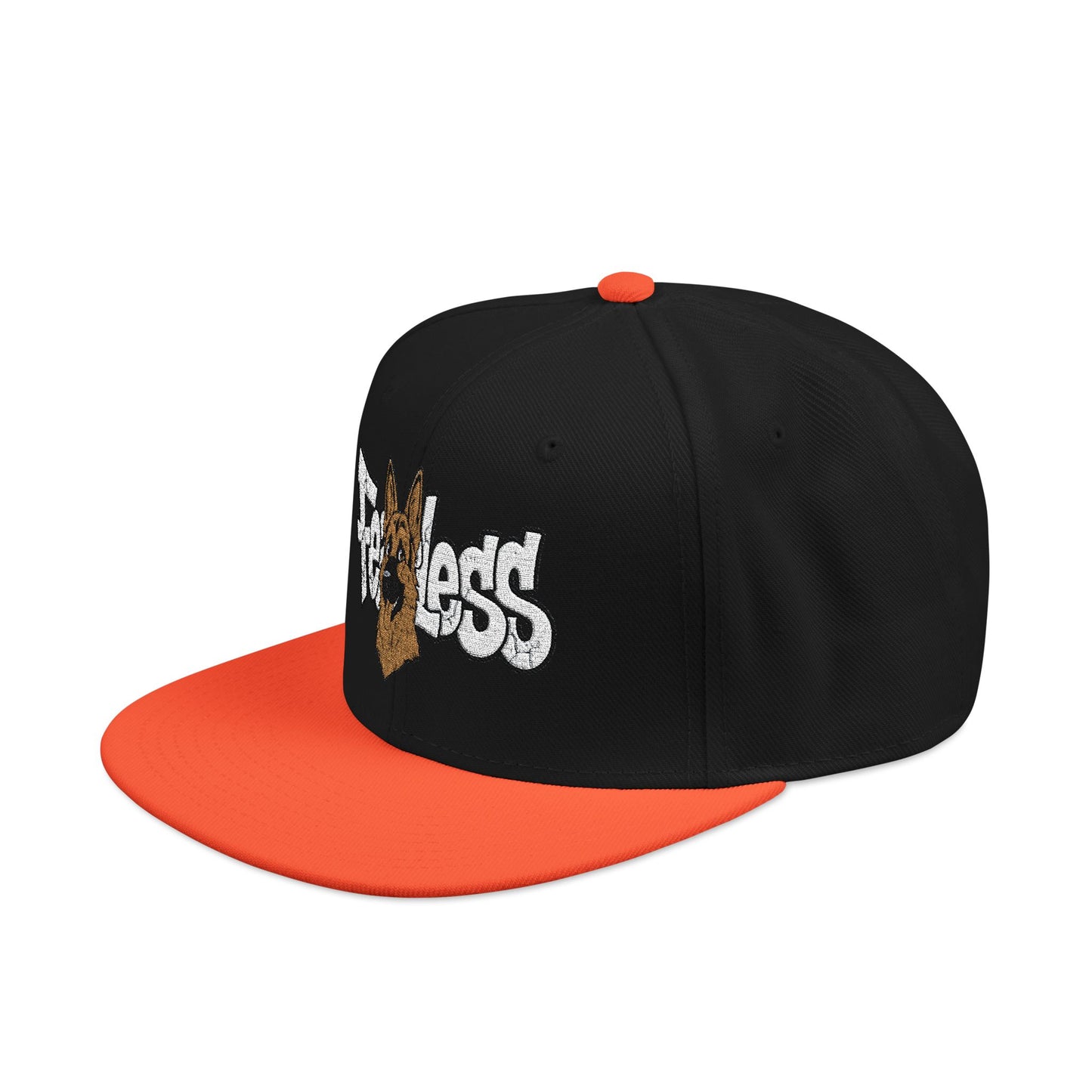 German Shepherd Embroidered Snapback Hat - Fearless