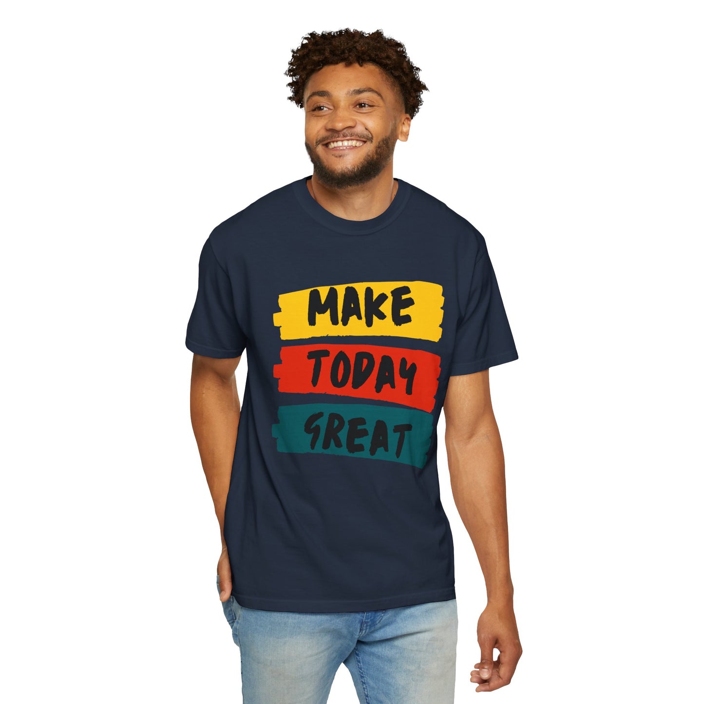Motivational Unisex T-Shirt - Make Today Great, Casual Wear, Gifts for Her, Gifts for Him, Inspirational Tee, Everyday Comfort