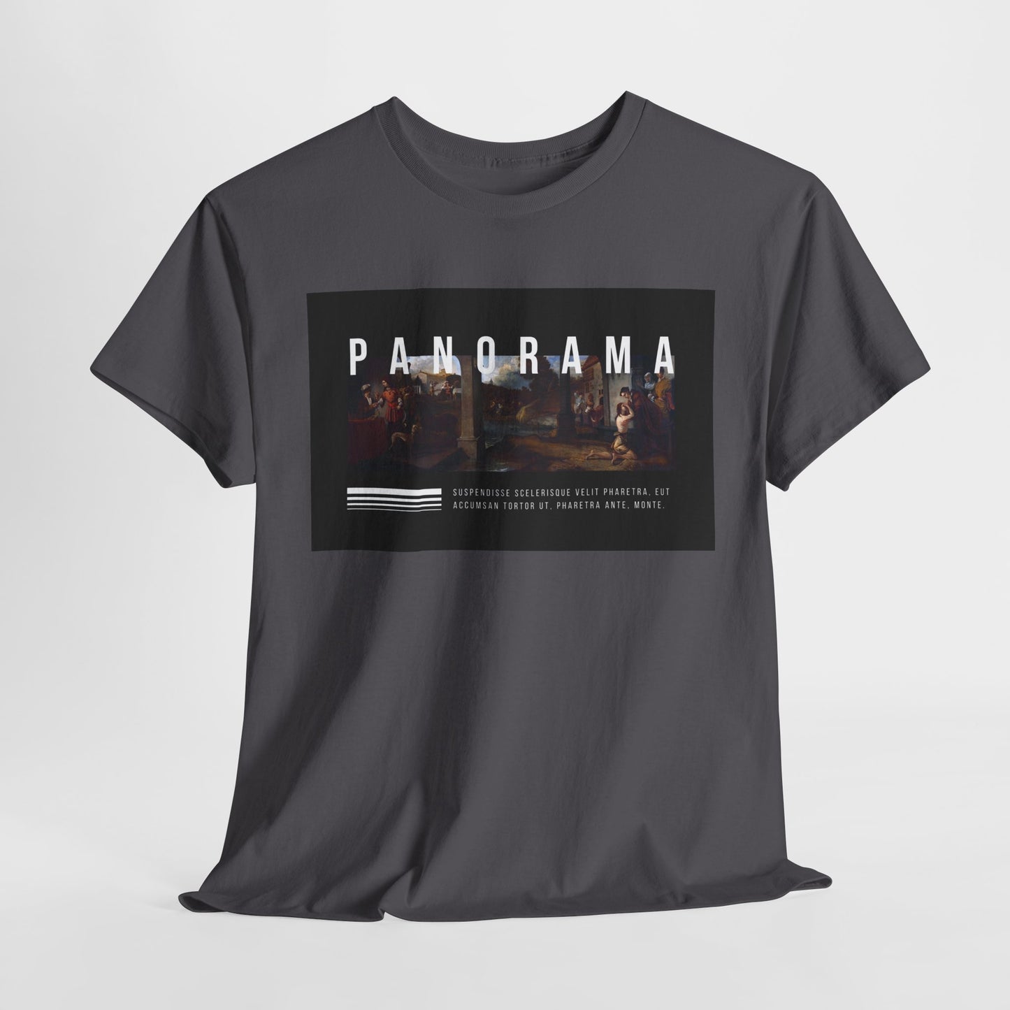 Panorama Unisex Heavy Cotton Tee | Comfortable Everyday Wear, Graphic Tee, Casual Style, Gift for Him/Her, Summer Vibes