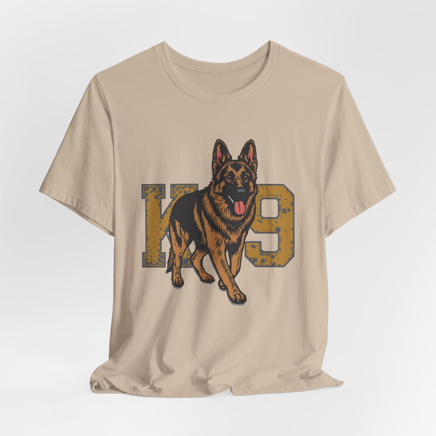 K9 Dog Lover German Shepherd Tee, Pet Owner Gift, Unisex Jersey Shirt