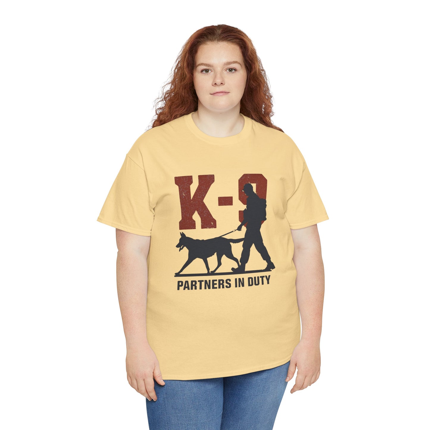 K-9 Partners in Duty Tee, Dog Handler T-Shirt, Dog Lover Tee, Police Dog Apparel, Dog Owner T-Shirt