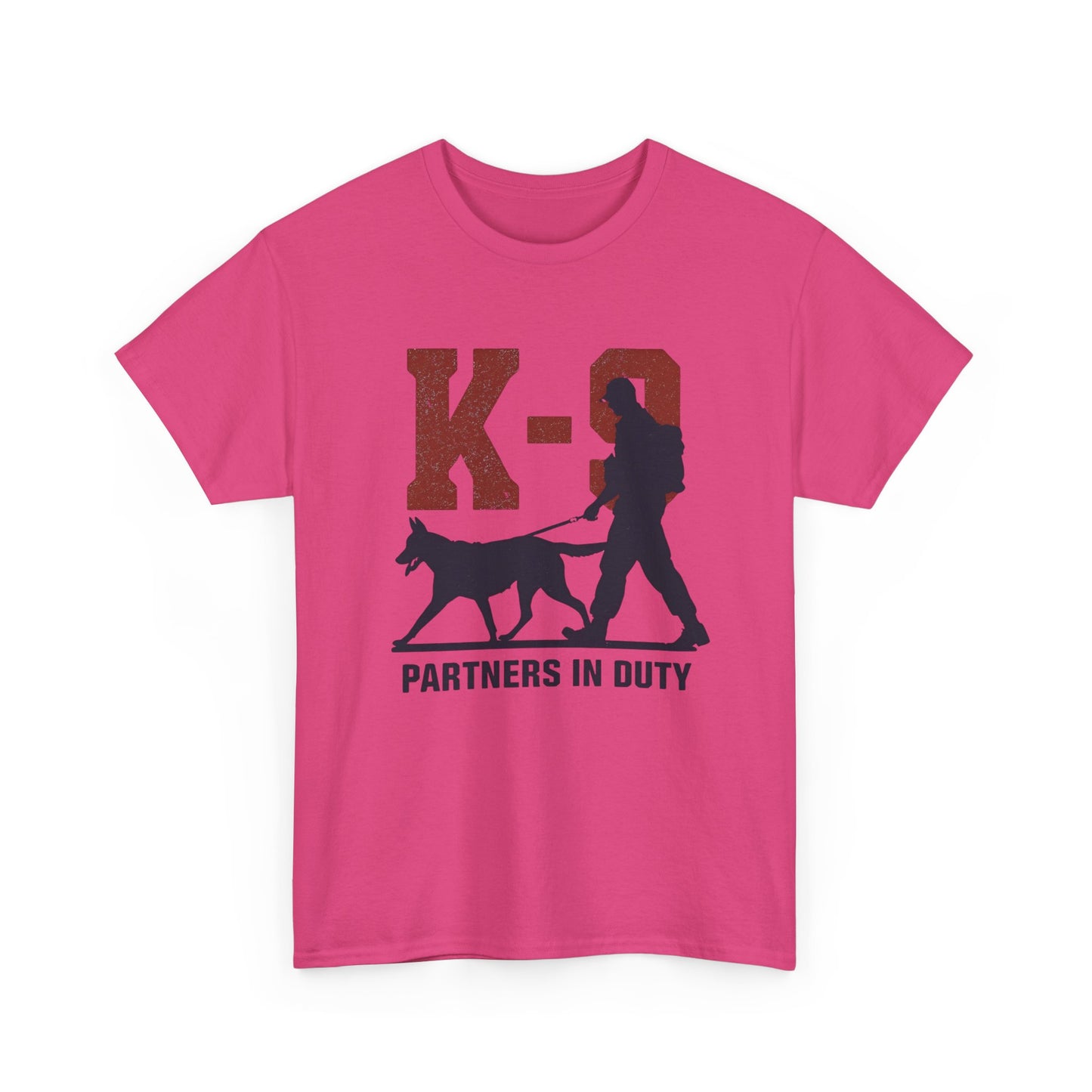 K-9 Partners in Duty Tee, Dog Handler T-Shirt, Dog Lover Tee, Police Dog Apparel, Dog Owner T-Shirt