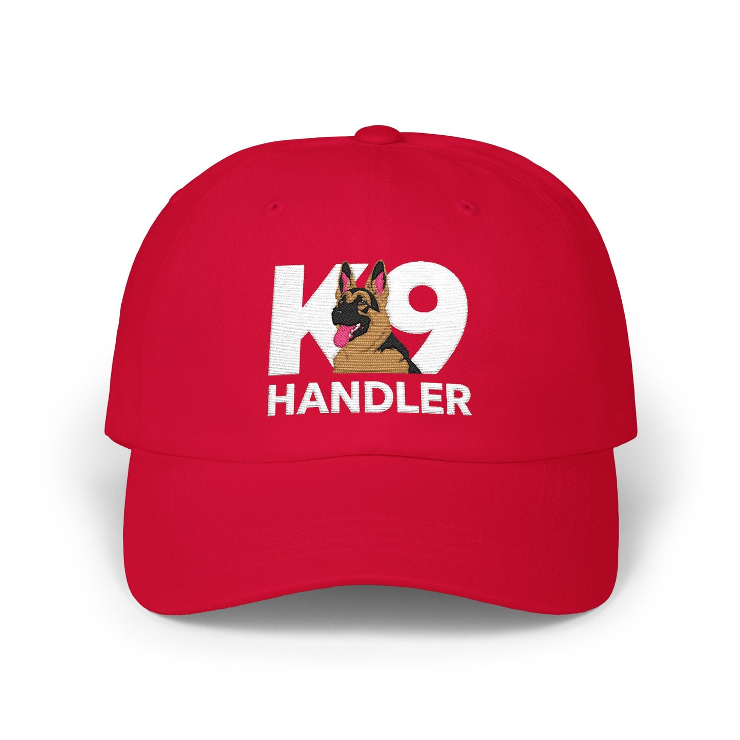 Embroidered K9 Handler Hat, German Shepherd Stylish Cap for Dog Trainers, Outdoor Activities