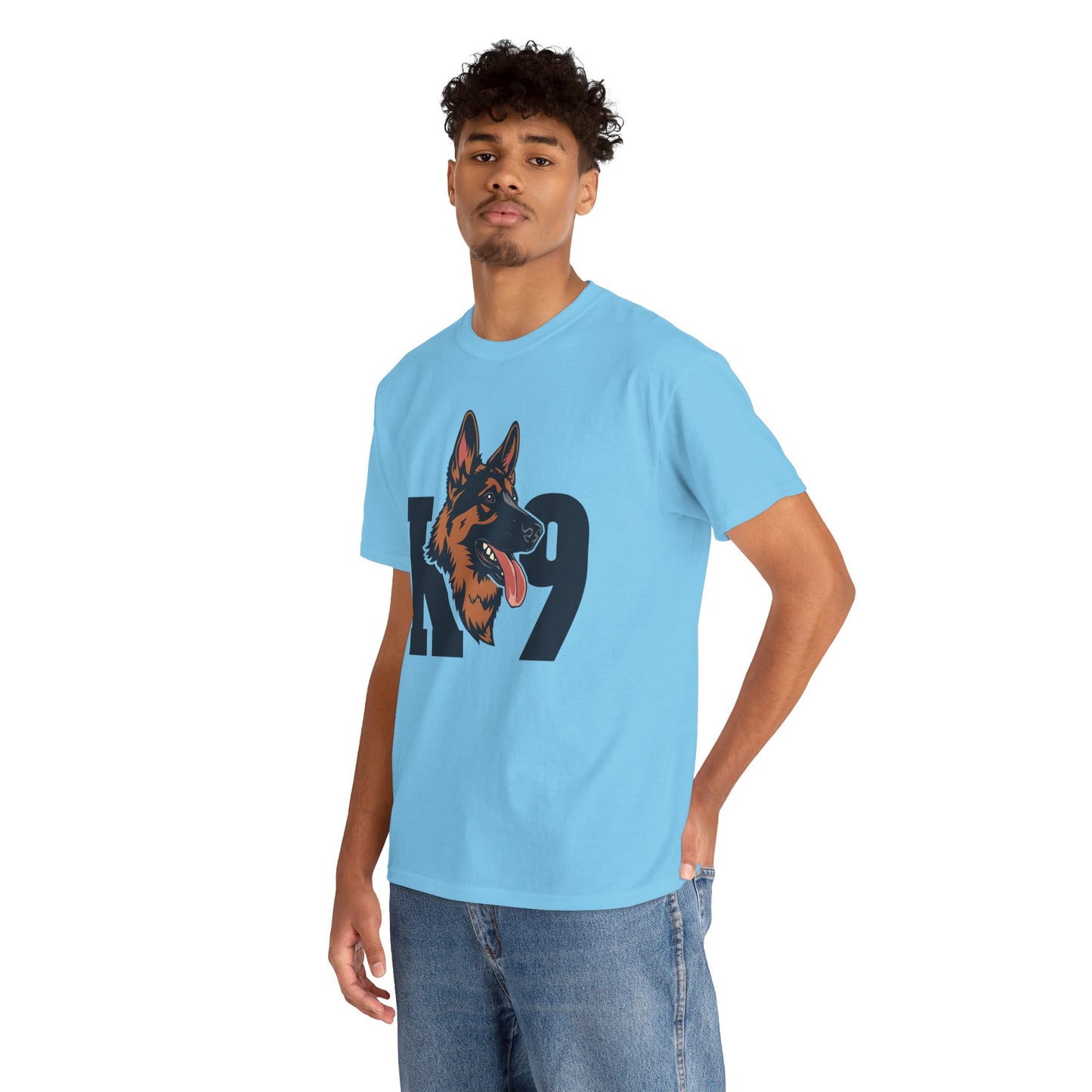 German Shepherd K9 Lover Unisex Heavy Cotton Tee | Dog Owner Gift, Dog Lover Apparel