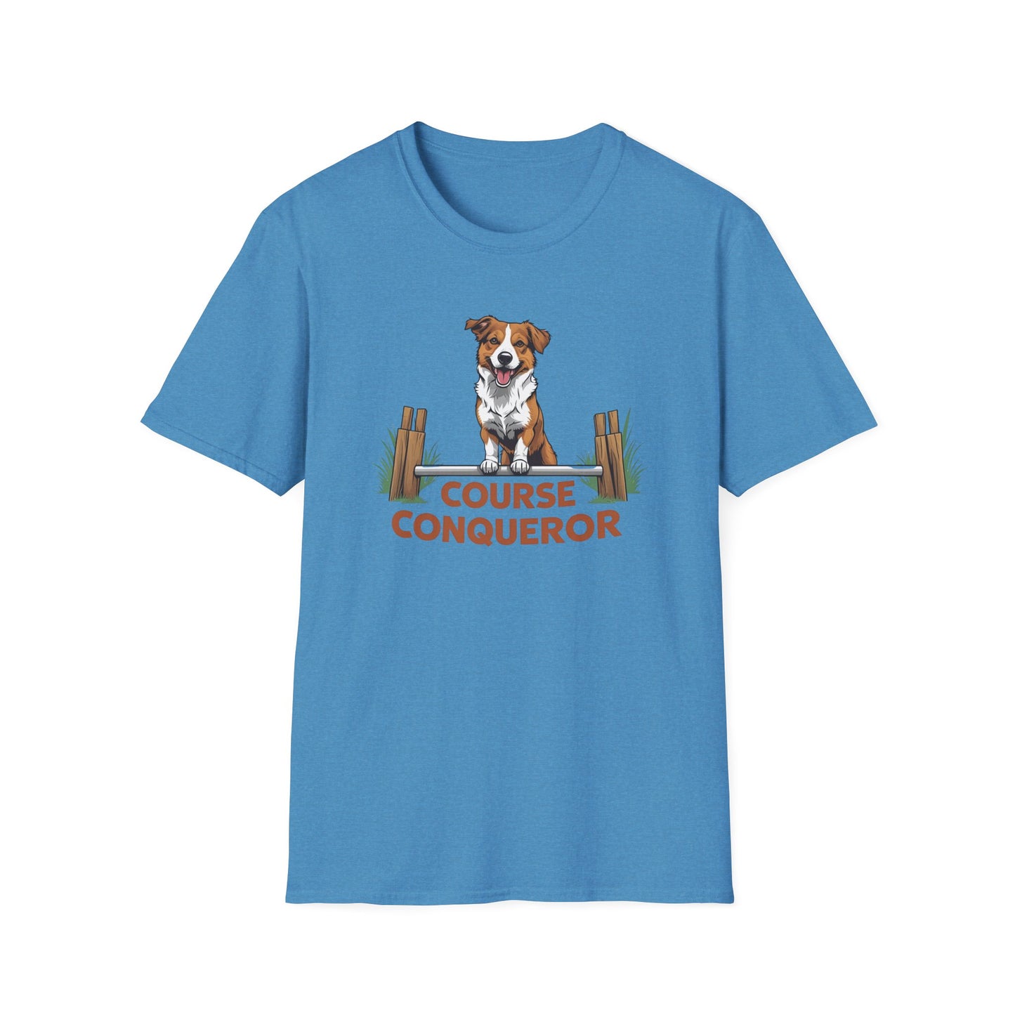 Course Conqueror Dog Training Shirt | Dog Owner Gift, Casual Wear, Funny Pet Apparel, Canine Enthusiast Top