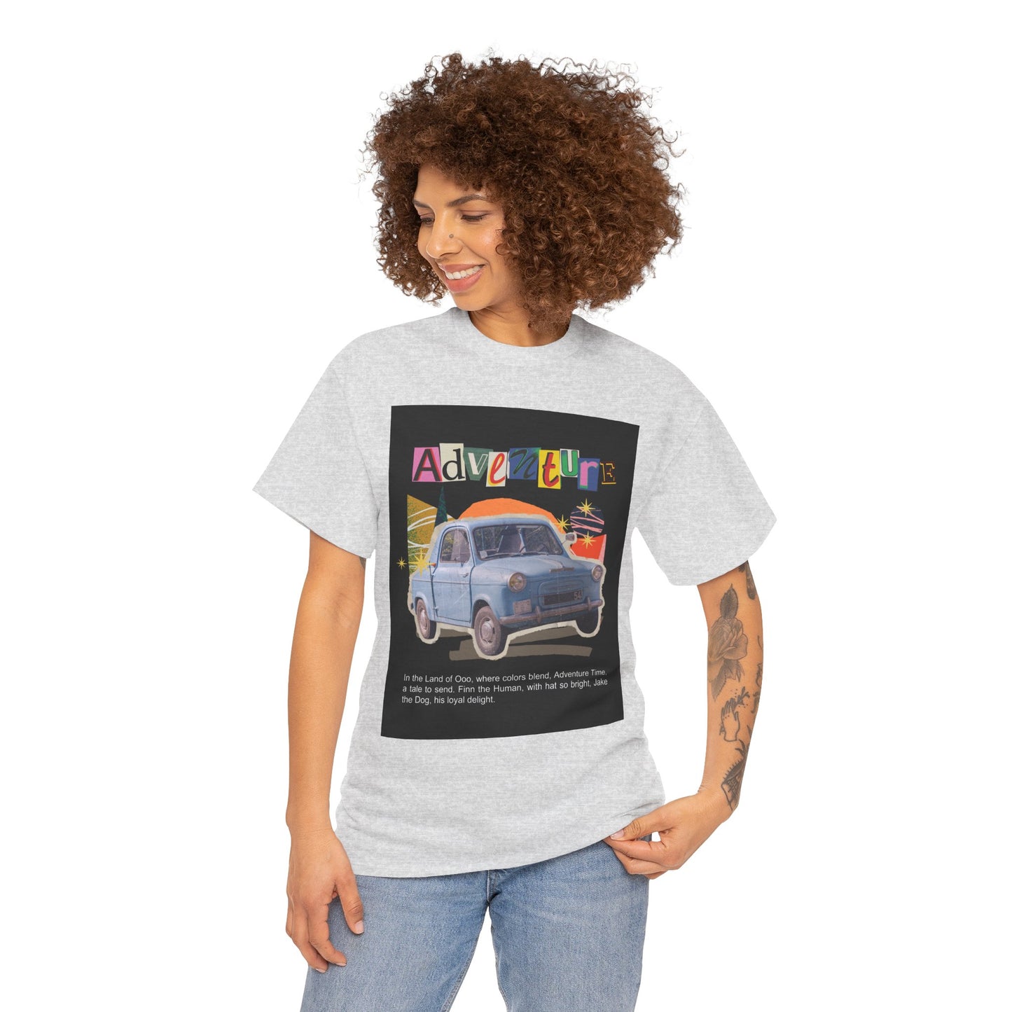 Adventure-Themed Unisex Cotton Tee, Retro Car Graphic Tee, Travel T-Shirt, Gift for Adventurers, Vintage Exploration Top