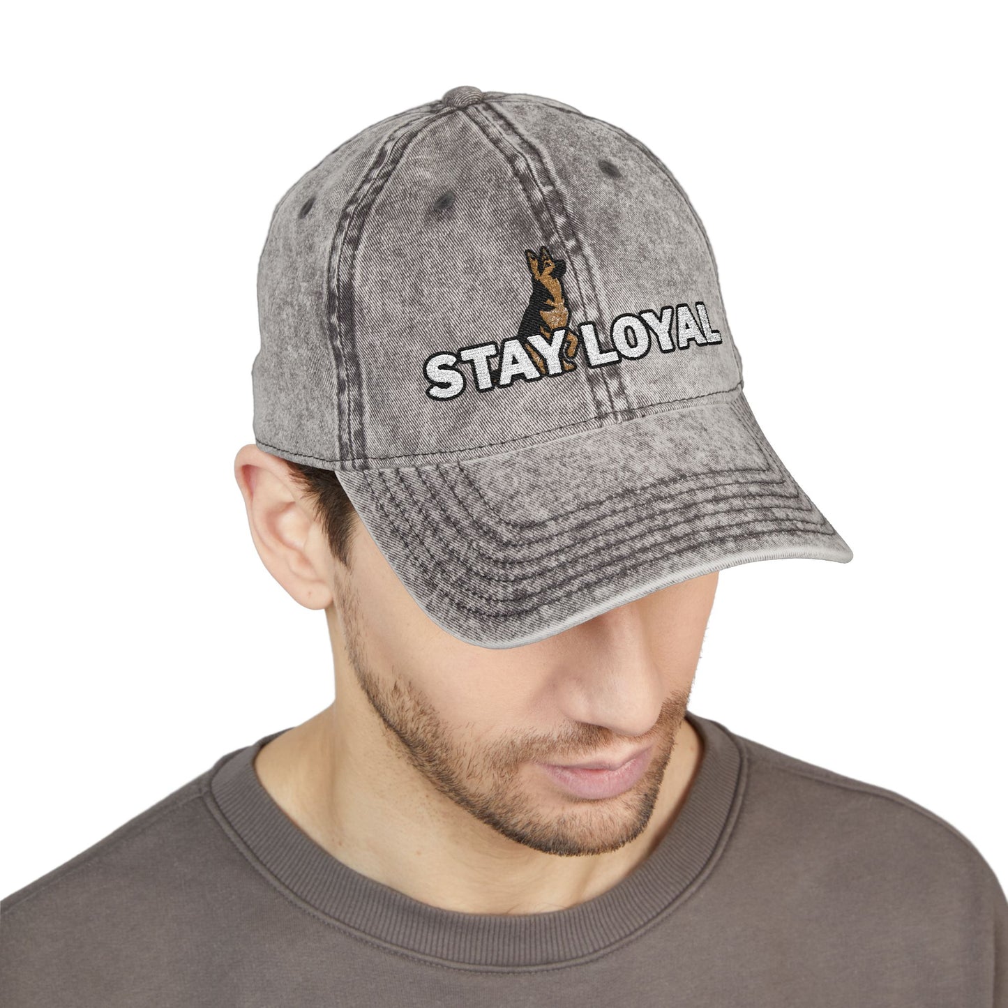 German Shepherd Vintage Embroidered Cap - Stay Loyal