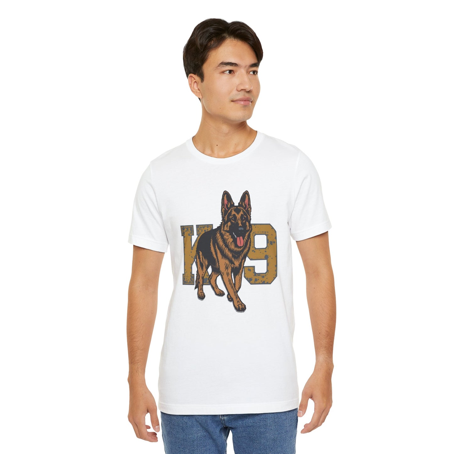 K9 Dog Lover German Shepherd Tee, Pet Owner Gift, Unisex Jersey Shirt