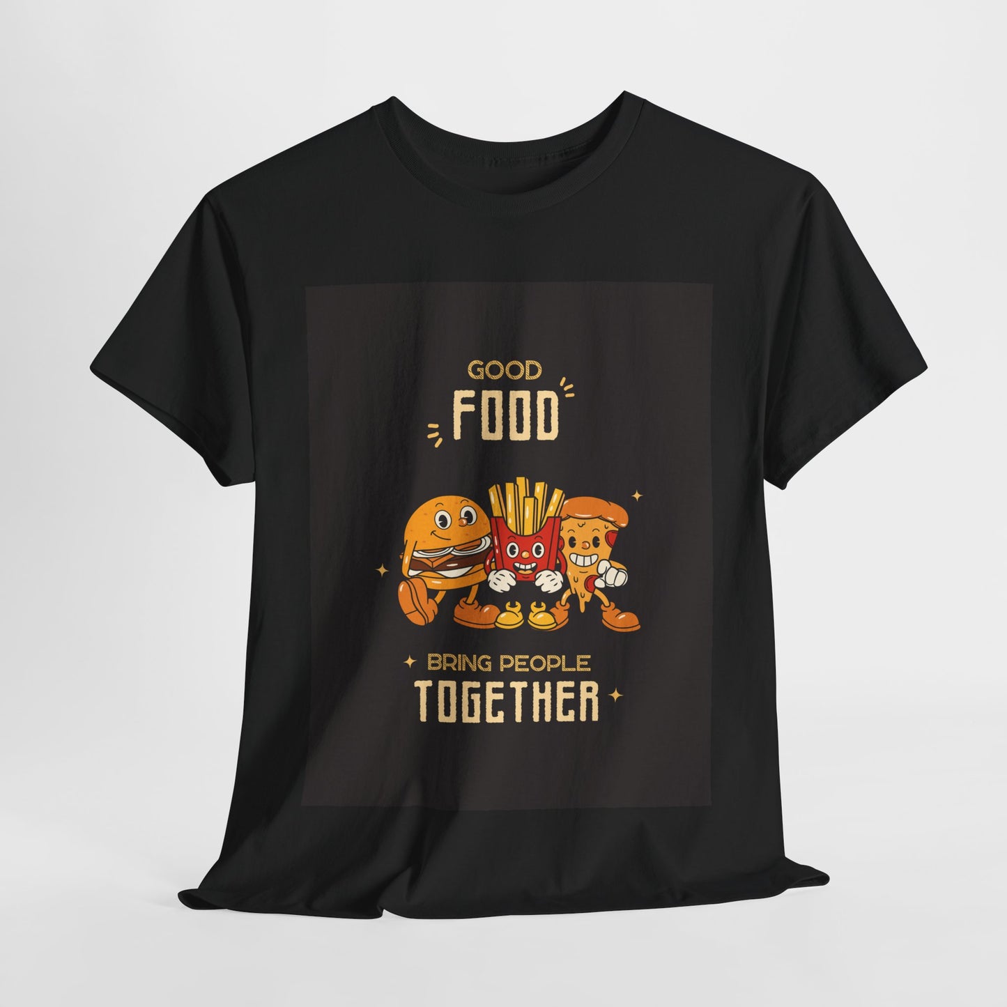 Good Food Unisex Tee | Fun Foodie Shirt, Gift for Food Lovers, Casual Wear, Kitchen Humor, BBQ Party